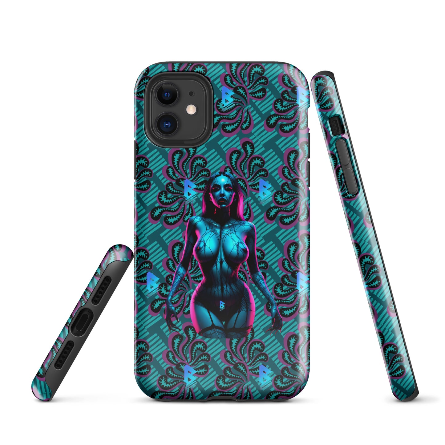 Pinup Turquoise Girl Tough Case for iPhone®