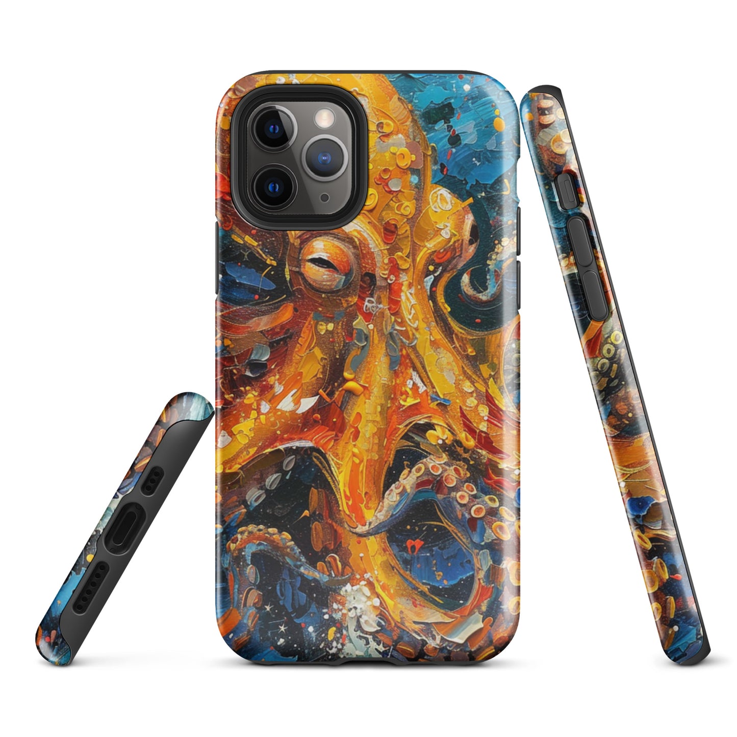 Octopus Painted Tough Case for iPhone®