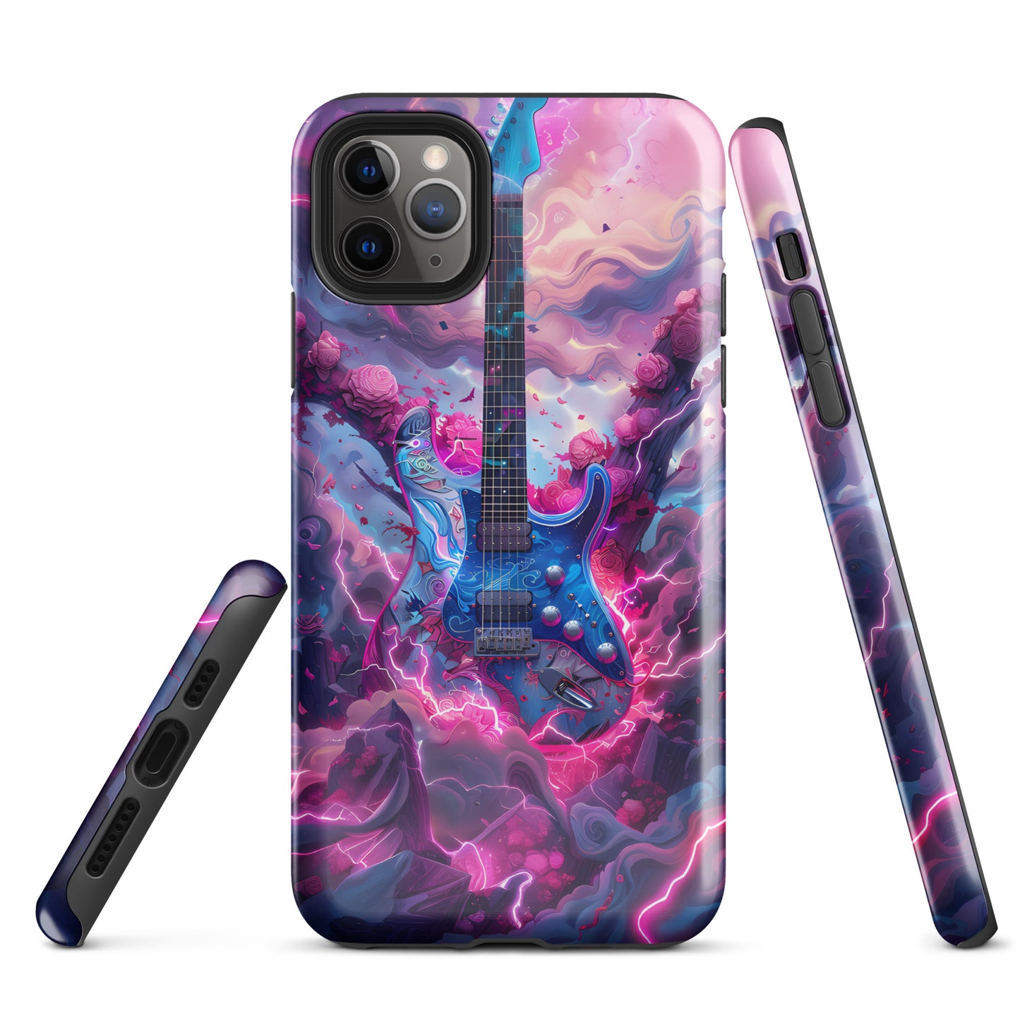 Electric Storm Guitar Tough Case for iPhone®
