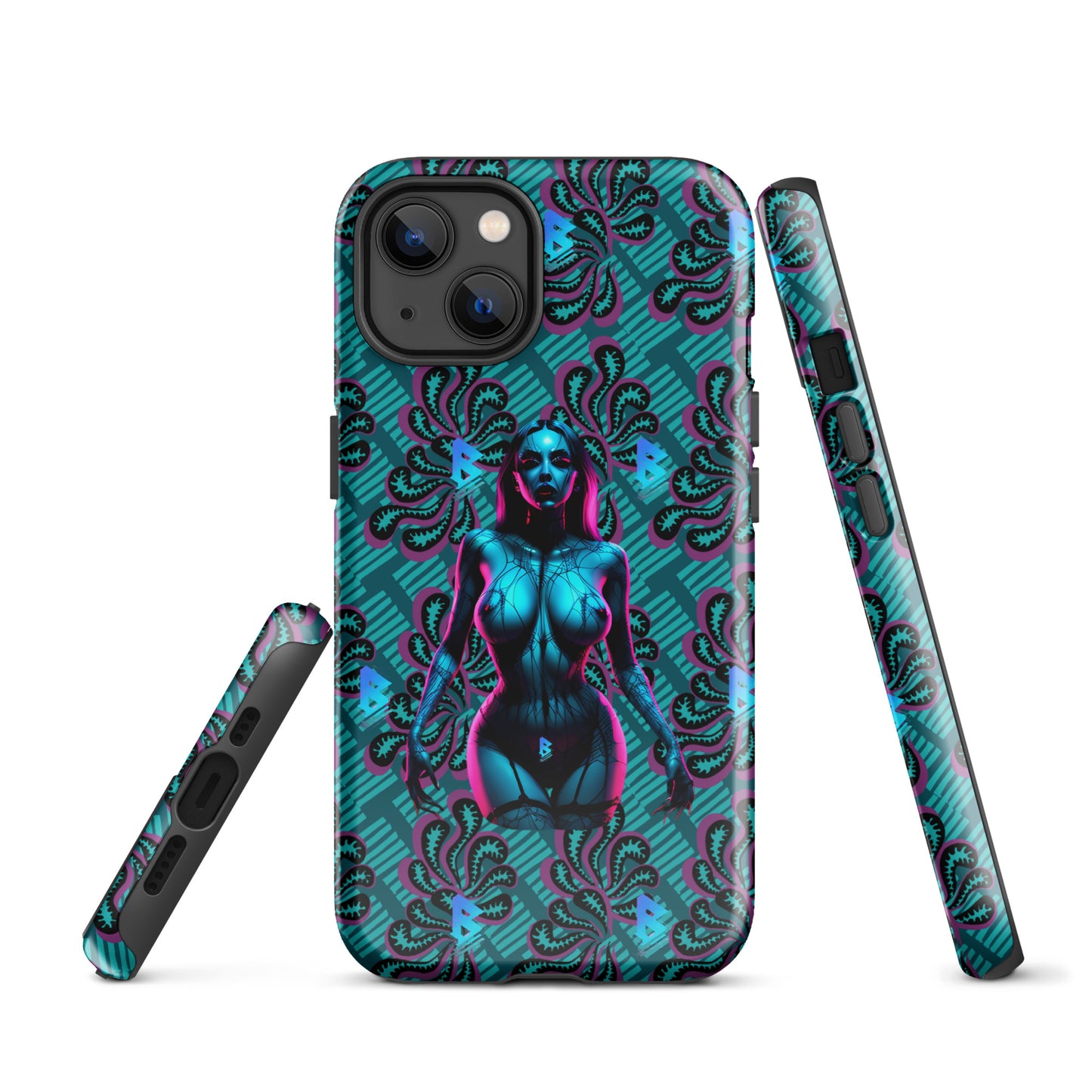 Pinup Turquoise Girl Tough Case for iPhone®