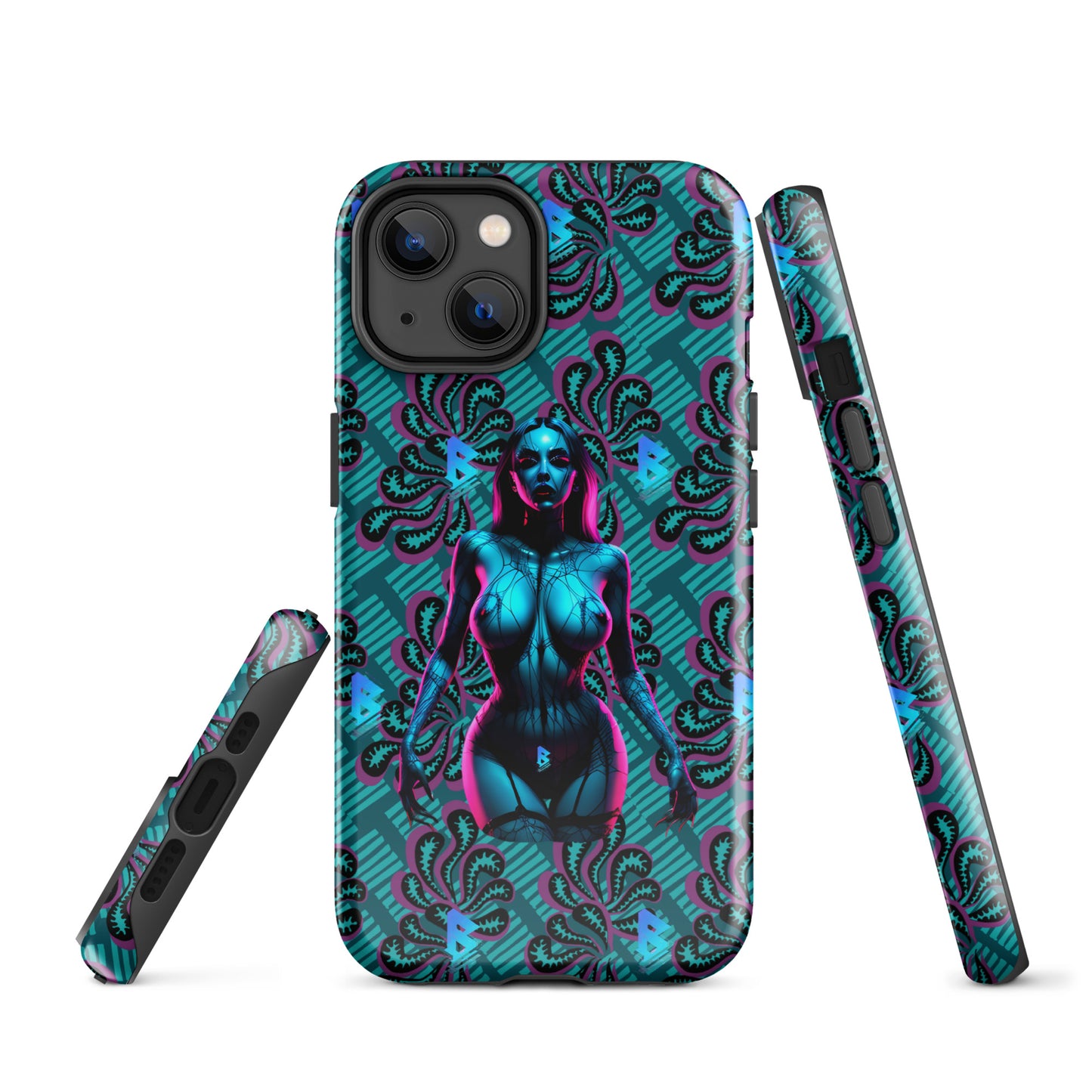 Pinup Turquoise Girl Tough Case for iPhone®