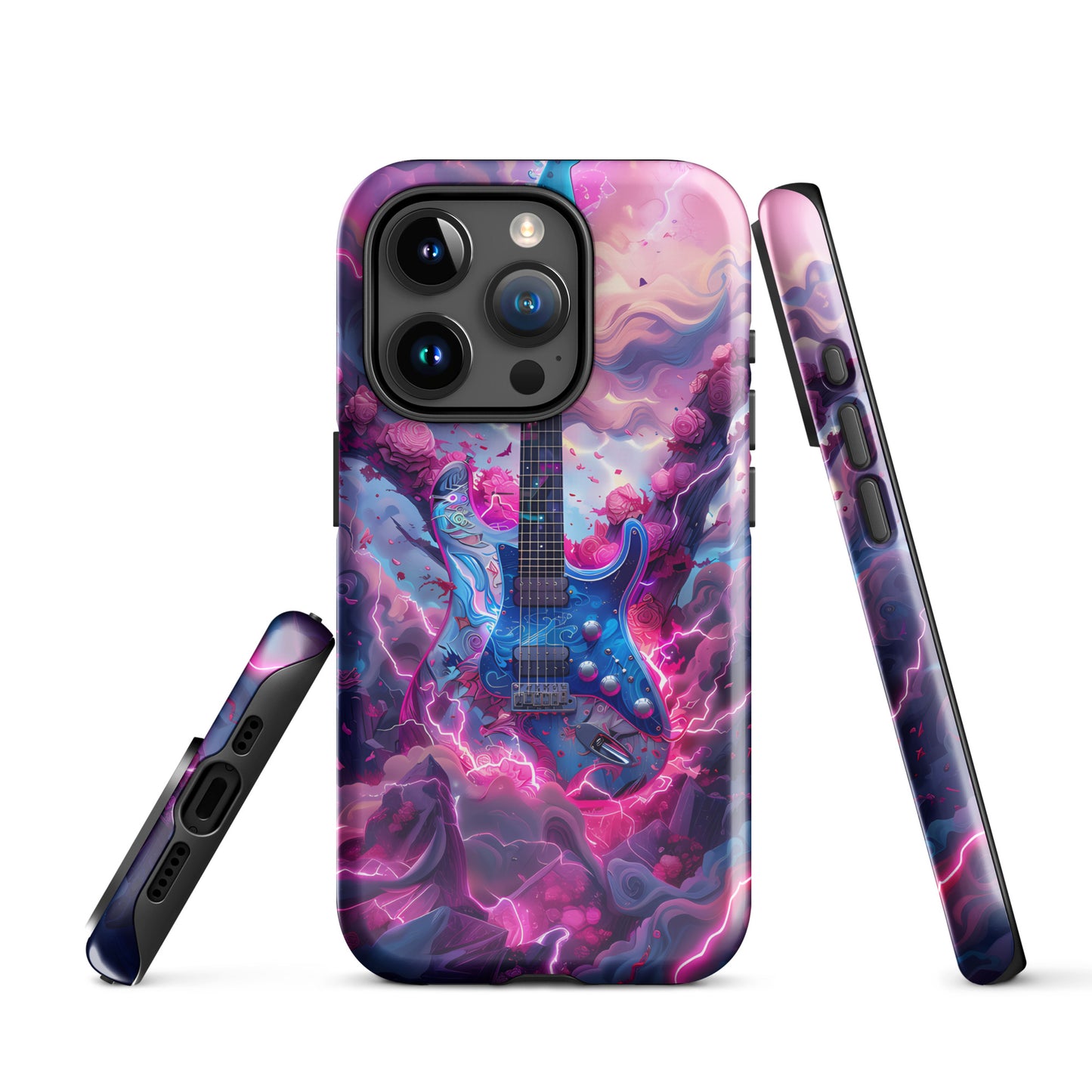 Electric Storm Guitar Tough Case for iPhone®