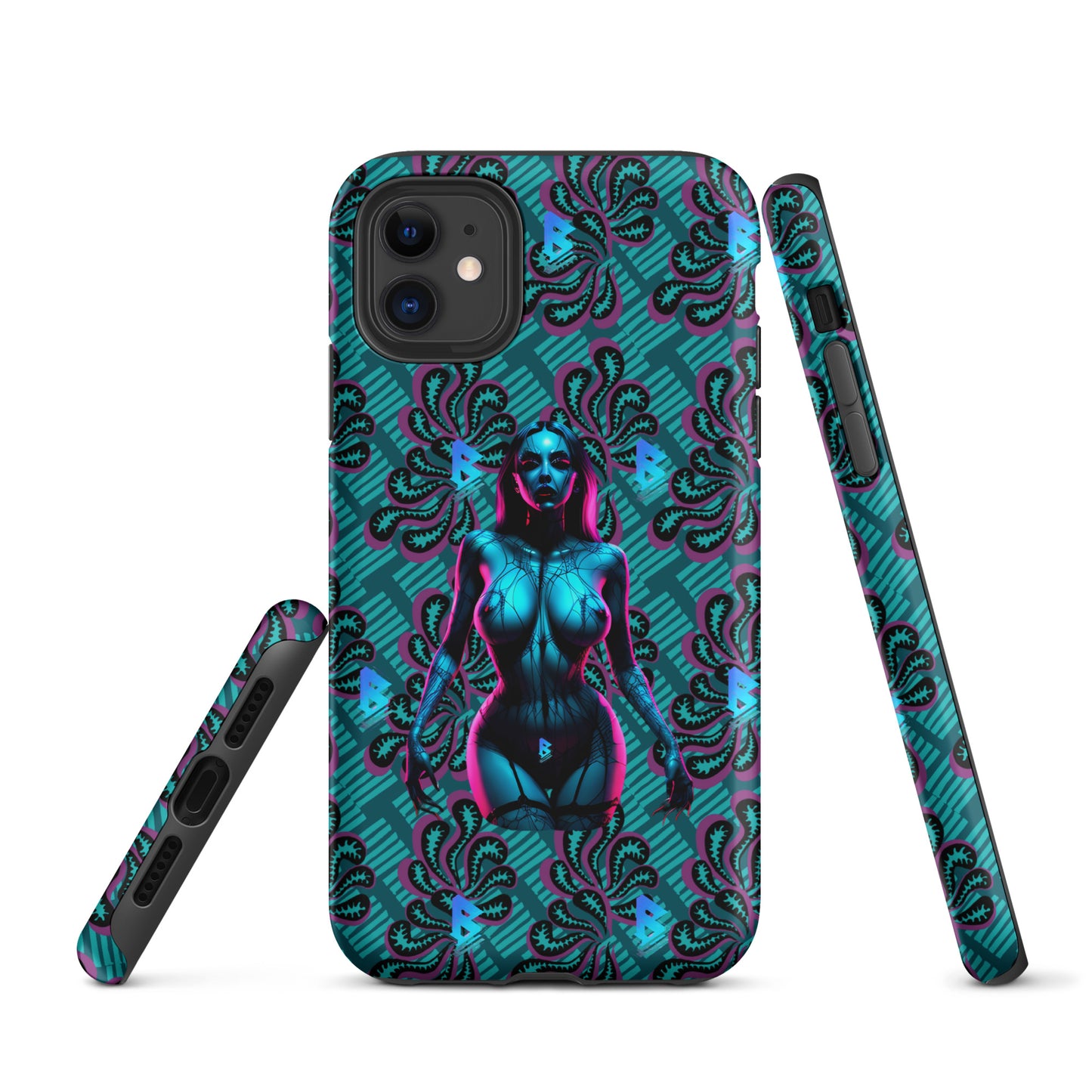 Pinup Turquoise Girl Tough Case for iPhone®