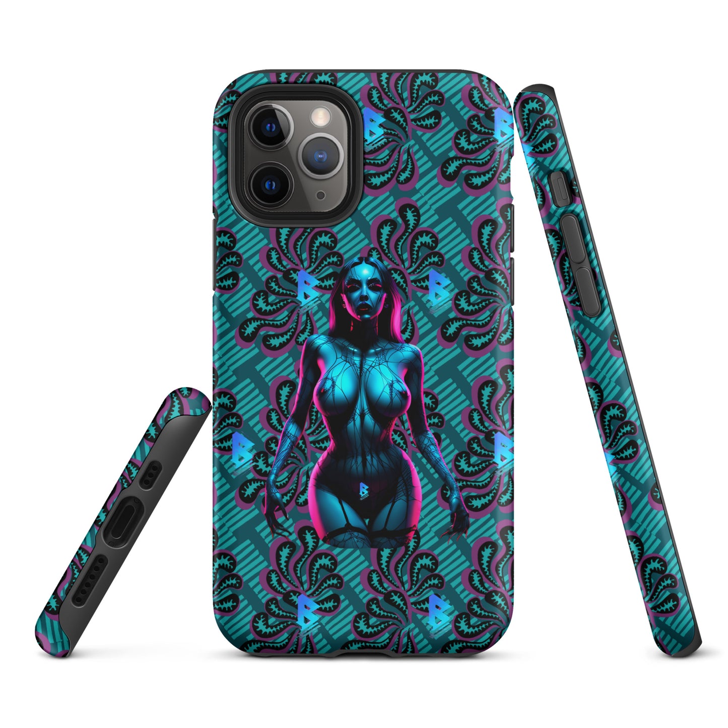 Pinup Turquoise Girl Tough Case for iPhone®