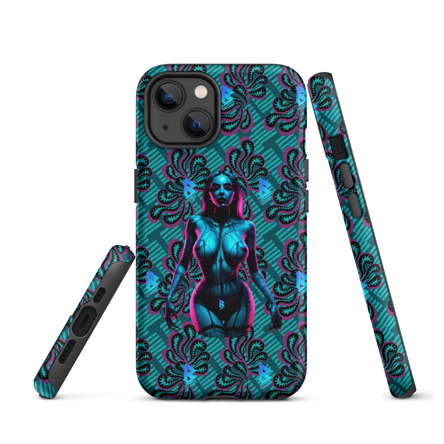 Pinup Turquoise Girl Tough Case for iPhone®