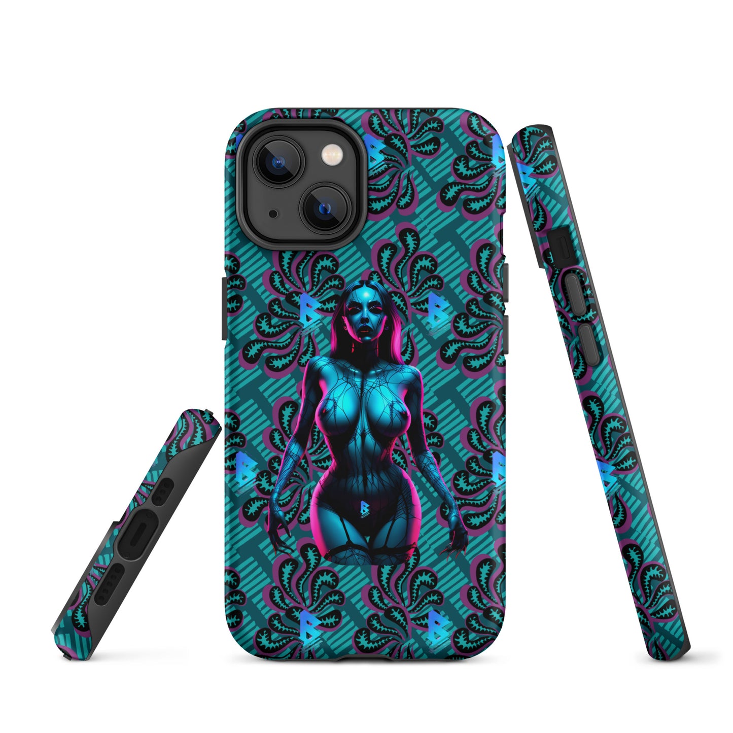 Pinup Turquoise Girl Tough Case for iPhone®