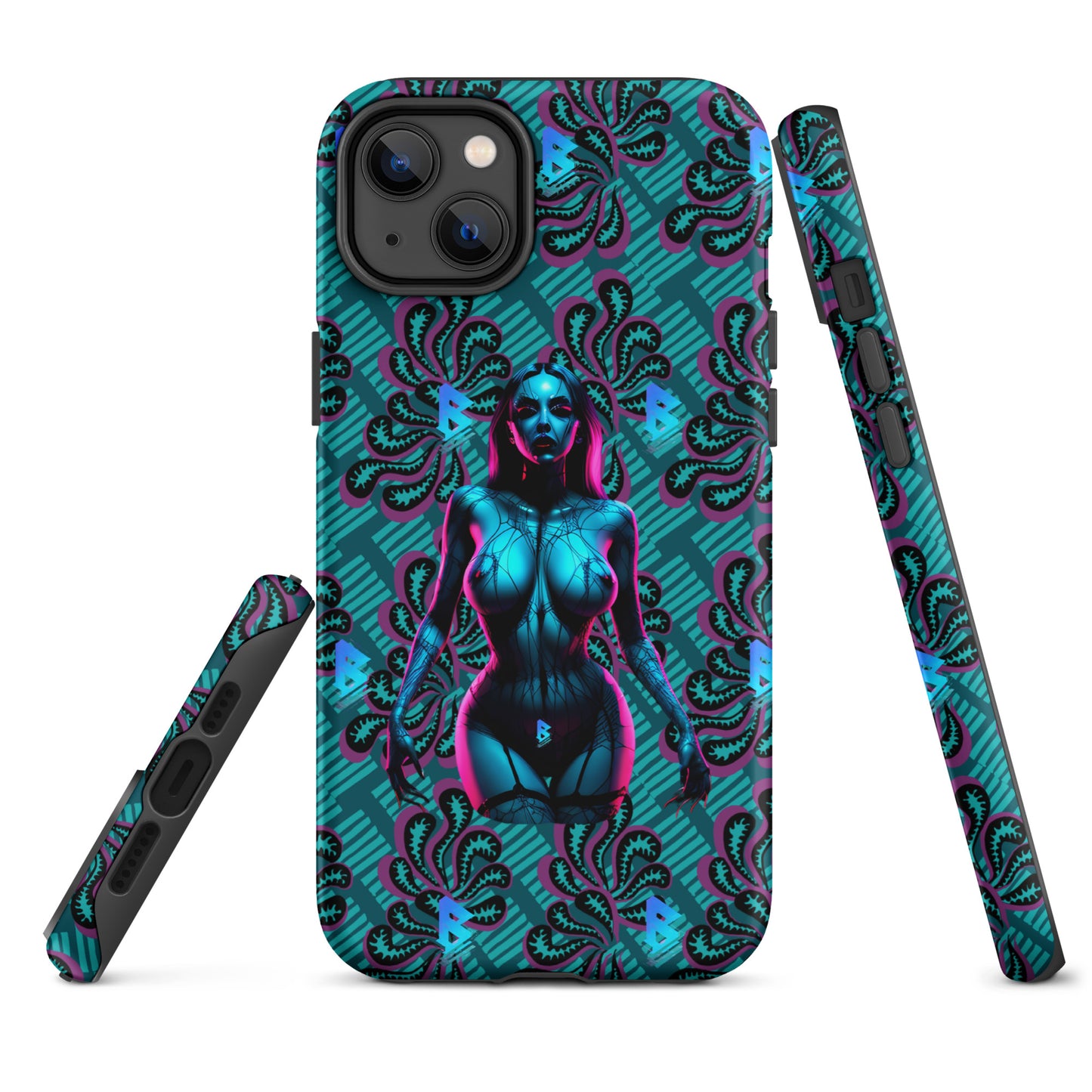 Pinup Turquoise Girl Tough Case for iPhone®