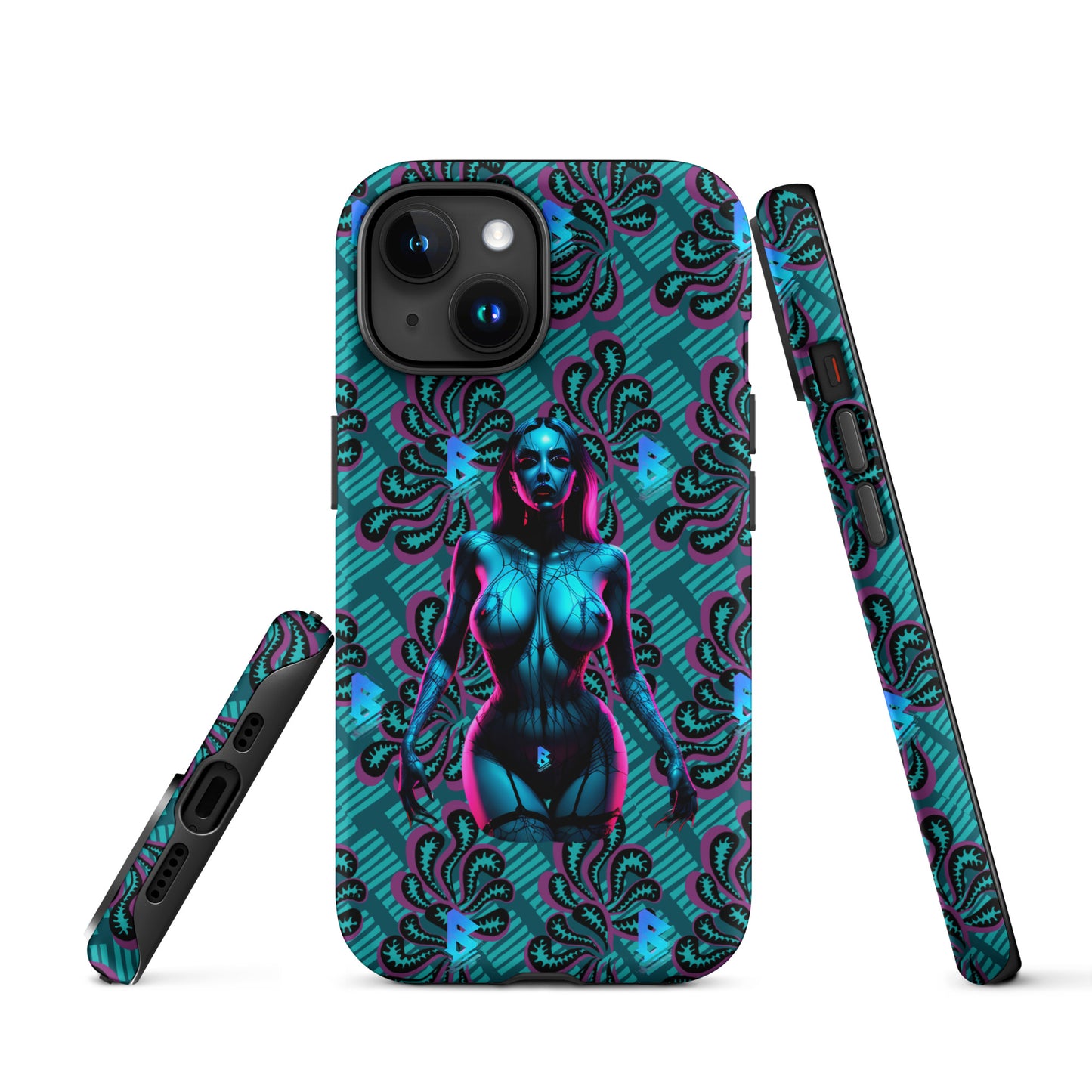 Pinup Turquoise Girl Tough Case for iPhone®