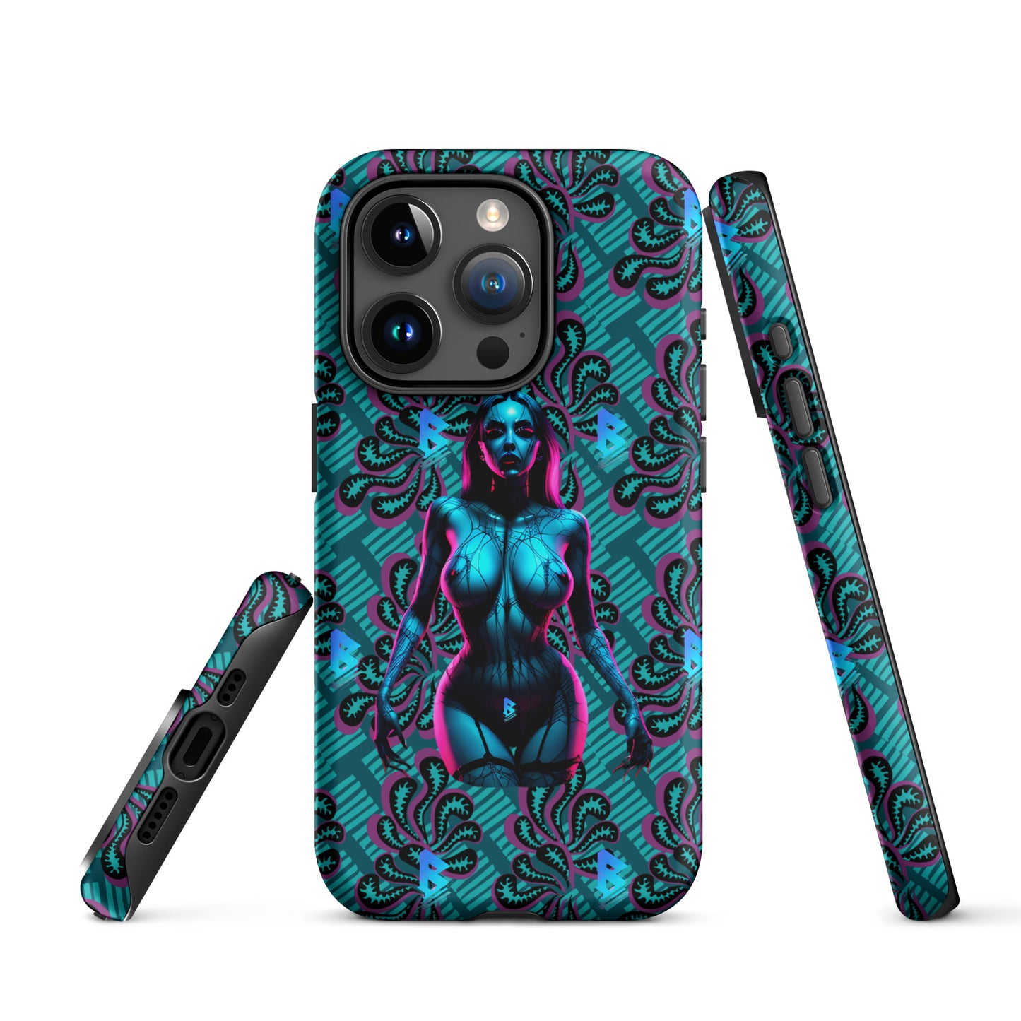 Pinup Turquoise Girl Tough Case for iPhone®