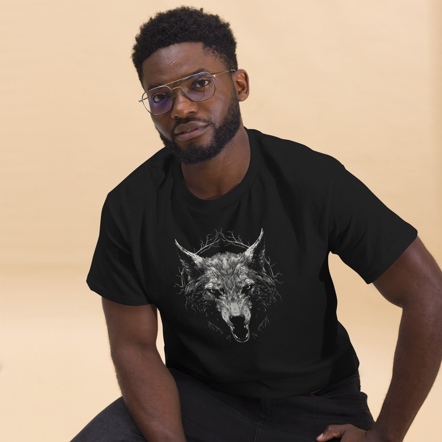 Dead Deceased Unleash the Wolves Unisex Gildan tee - Free Delivery! Rock / Metal / Gothic Alternative classic tee- Alternative Apparel Only from Phase B Records. Plus Size to 5XL