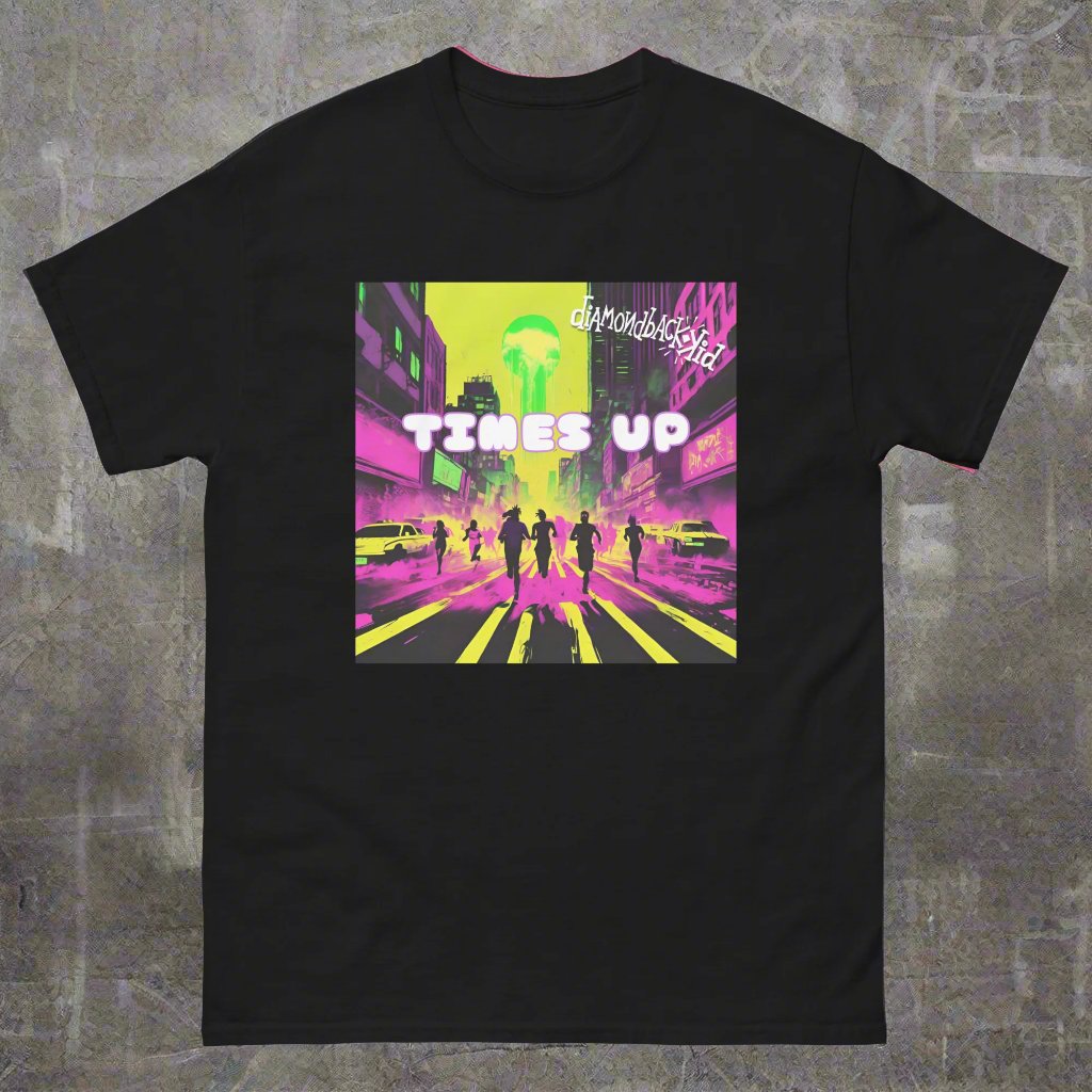 Diamondback Kid TIMES UP Unisex classic tee - Free Delivery! Hip-Hop / EDM / Underground - Alternative Apparel and Merch Only from Phase B Records.