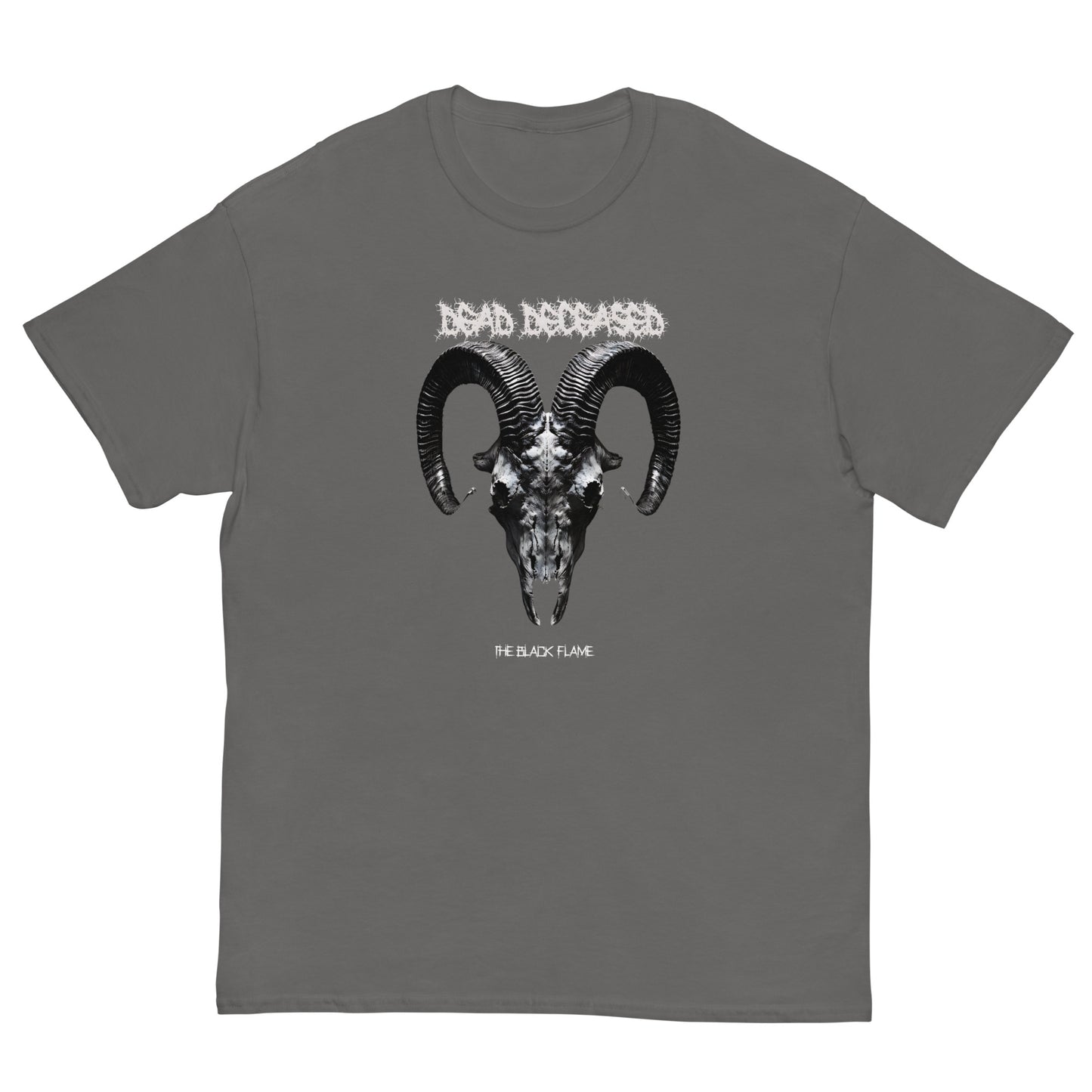 Dead Deceased The Black Flame Unisex Gildan classic tee - Free Delivery! Rock / Metal / Gothic Alternative Tee - Alternative Apparel Only from Phase B Records. Plus Size to 5XL