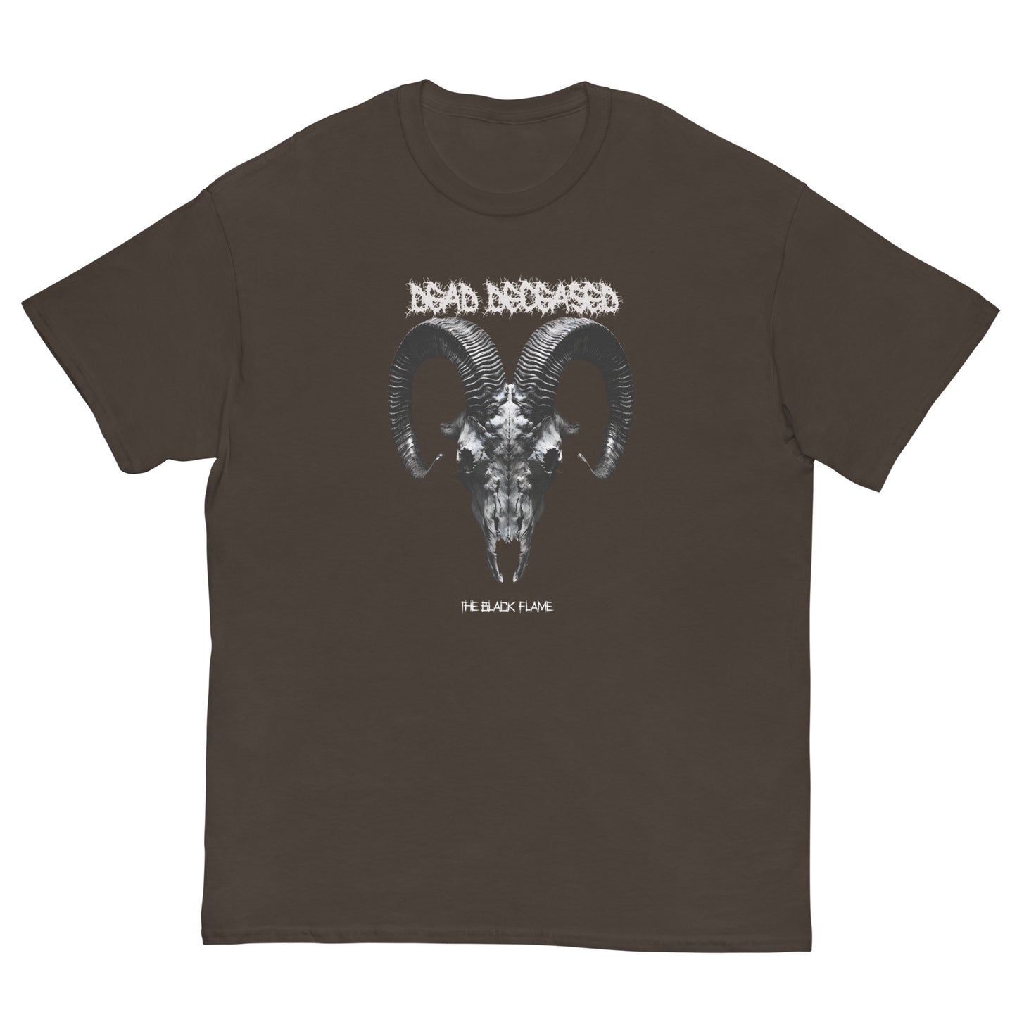 Dead Deceased The Black Flame Unisex Gildan classic tee - Free Delivery! Rock / Metal / Gothic Alternative Tee - Alternative Apparel Only from Phase B Records. Plus Size to 5XL