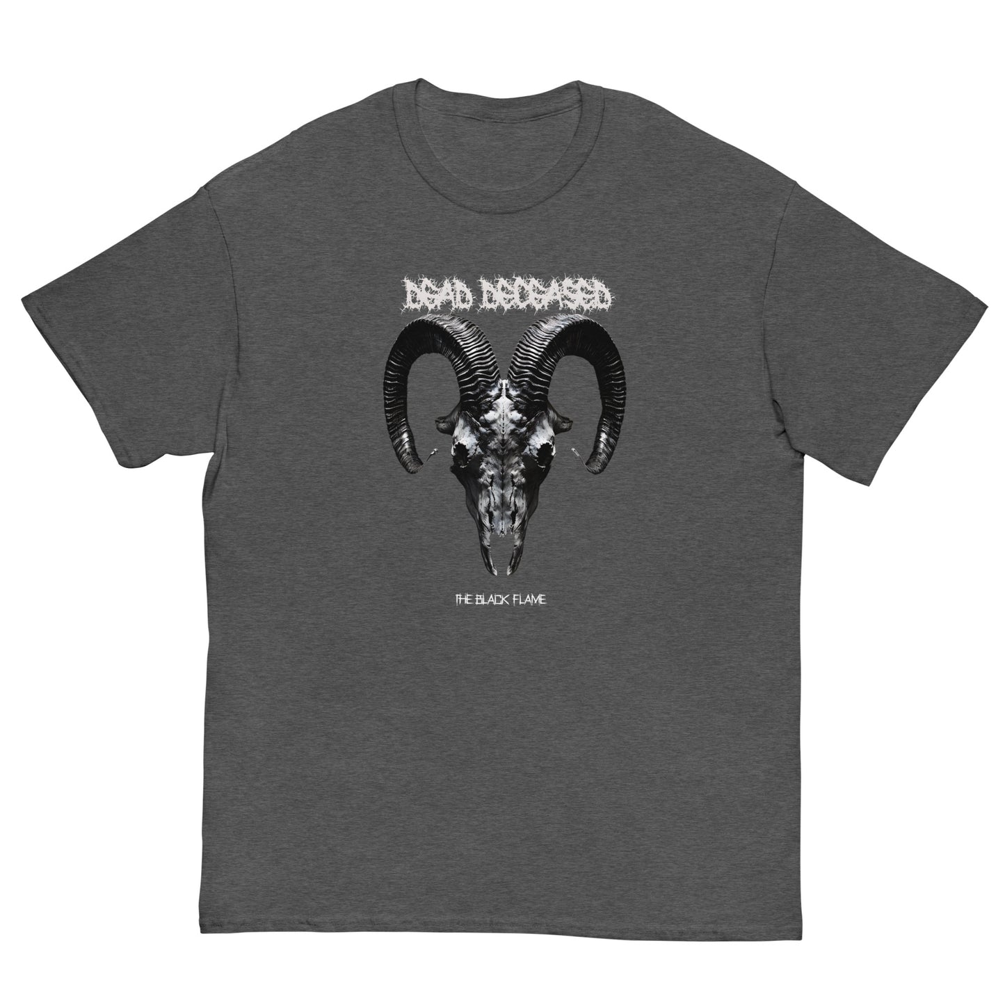 Dead Deceased The Black Flame Unisex Gildan classic tee - Free Delivery! Rock / Metal / Gothic Alternative Tee - Alternative Apparel Only from Phase B Records. Plus Size to 5XL