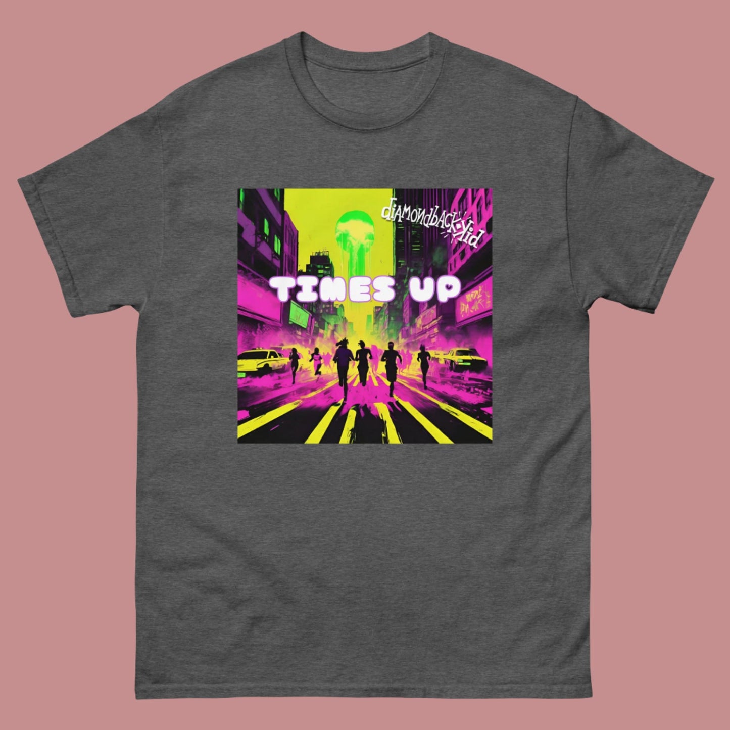 Diamondback Kid TIMES UP Unisex classic tee - Free Delivery! Hip-Hop / EDM / Underground - Alternative Apparel and Merch Only from Phase B Records.