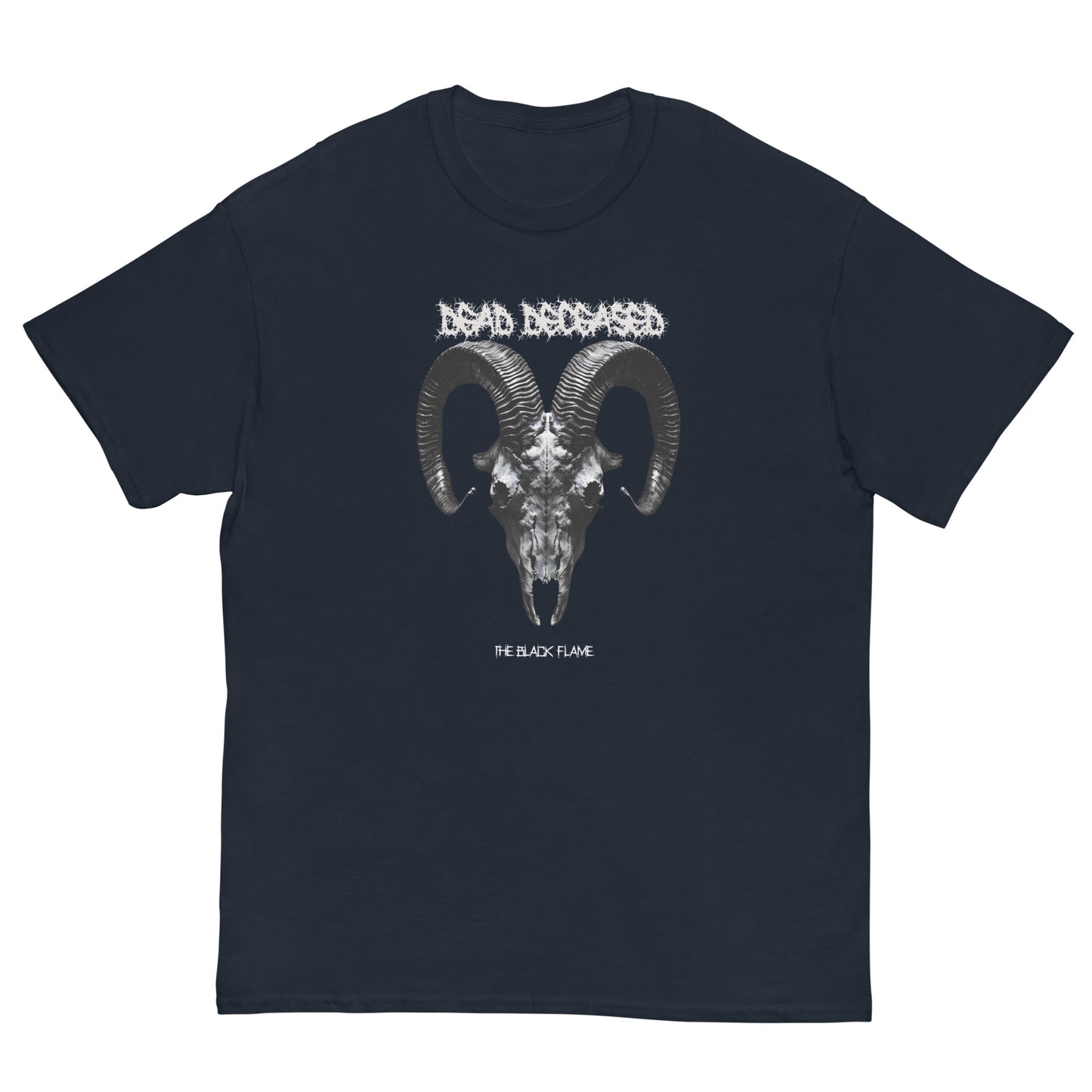 Dead Deceased The Black Flame Unisex Gildan classic tee - Free Delivery! Rock / Metal / Gothic Alternative Tee - Alternative Apparel Only from Phase B Records. Plus Size to 5XL