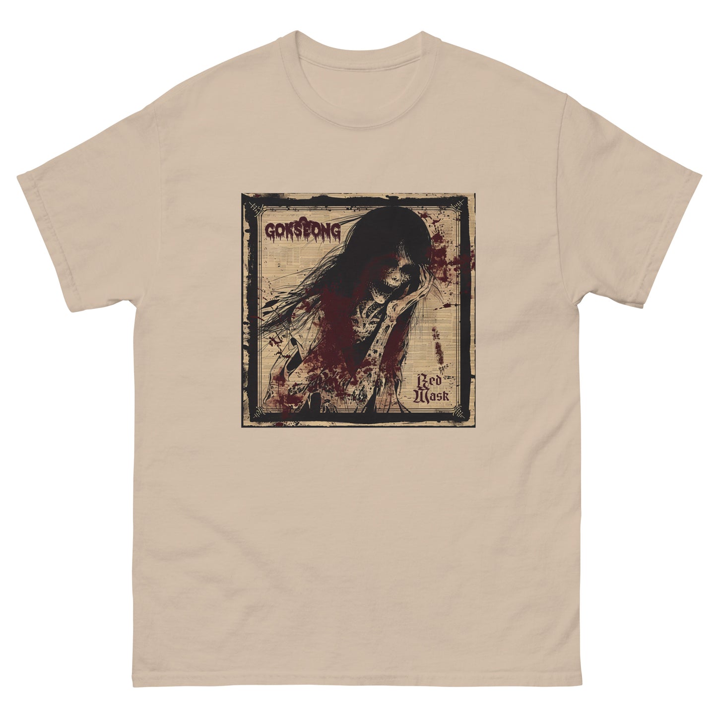 Gokseong Red Mask Unisex classic tee - Free Delivery! Rock / Metal / Alternative - Alternative Apparel and Merch Only from Phase B Records.