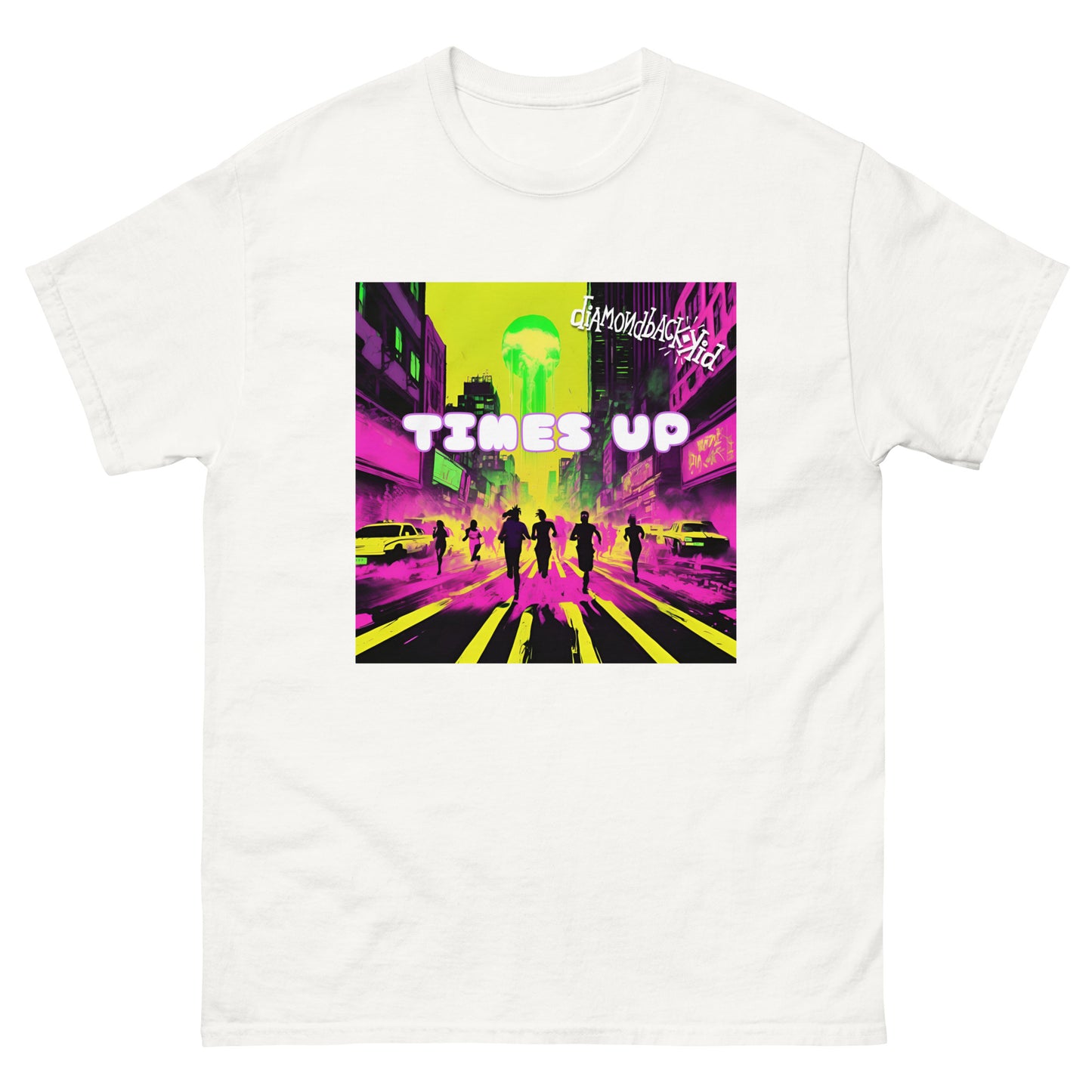 Diamondback Kid TIMES UP Unisex classic tee - Free Delivery! Hip-Hop / EDM / Underground - Alternative Apparel and Merch Only from Phase B Records.