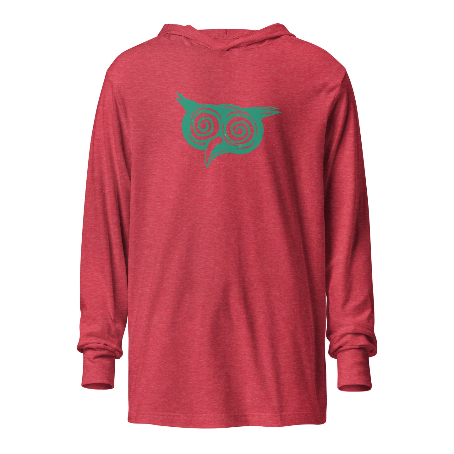 Wiservice Owl Hooded long-sleeve tee - Free Delivery! Reggae / Dub / Ska / Ska punk / Punk - Alternative Apparel and Merch Only from Phase B Records.