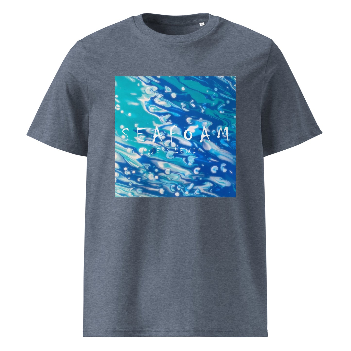 Jess Lewis Seafoam Men's organic cotton t-shirt - Free Delivery! Rock / Mathrock / Progressive / Jazz Fusion - Alternative Apparel and Merch Only from Phase B Records.
