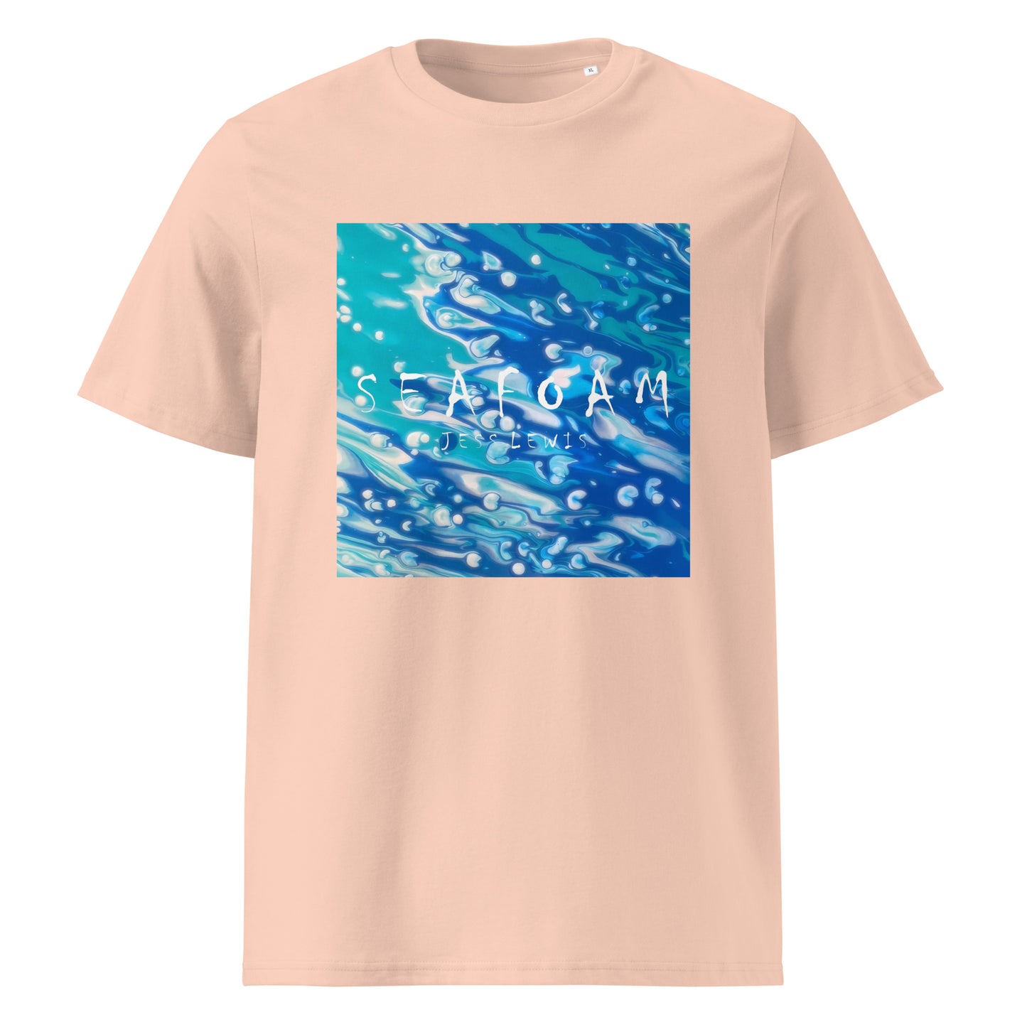 Jess Lewis Seafoam Men's organic cotton t-shirt - Free Delivery! Rock / Mathrock / Progressive / Jazz Fusion - Alternative Apparel and Merch Only from Phase B Records.