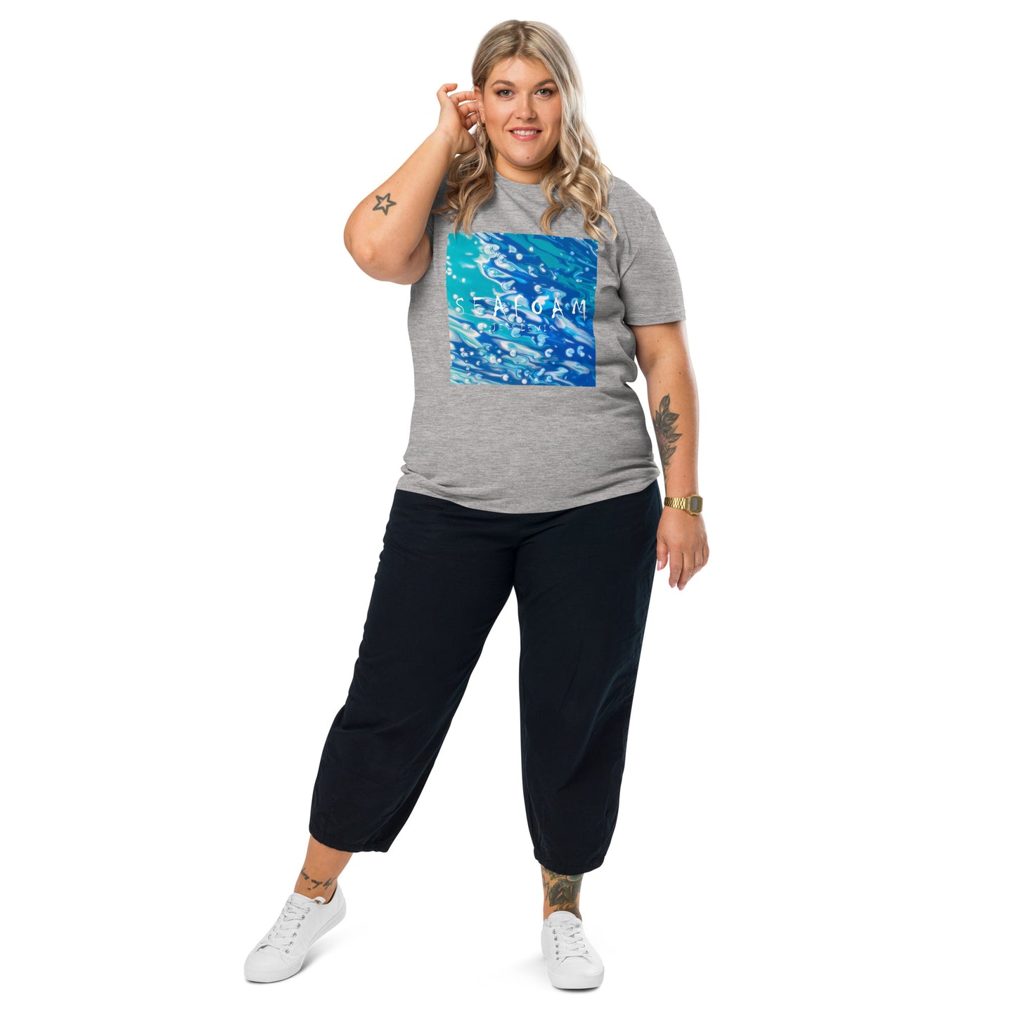 Seafoam Women's organic cotton t-shirt - Free Delivery! Rock / Mathrock / Progressive / Jazz Fusion - Alternative Apparel and Merch Only from Phase B Records.