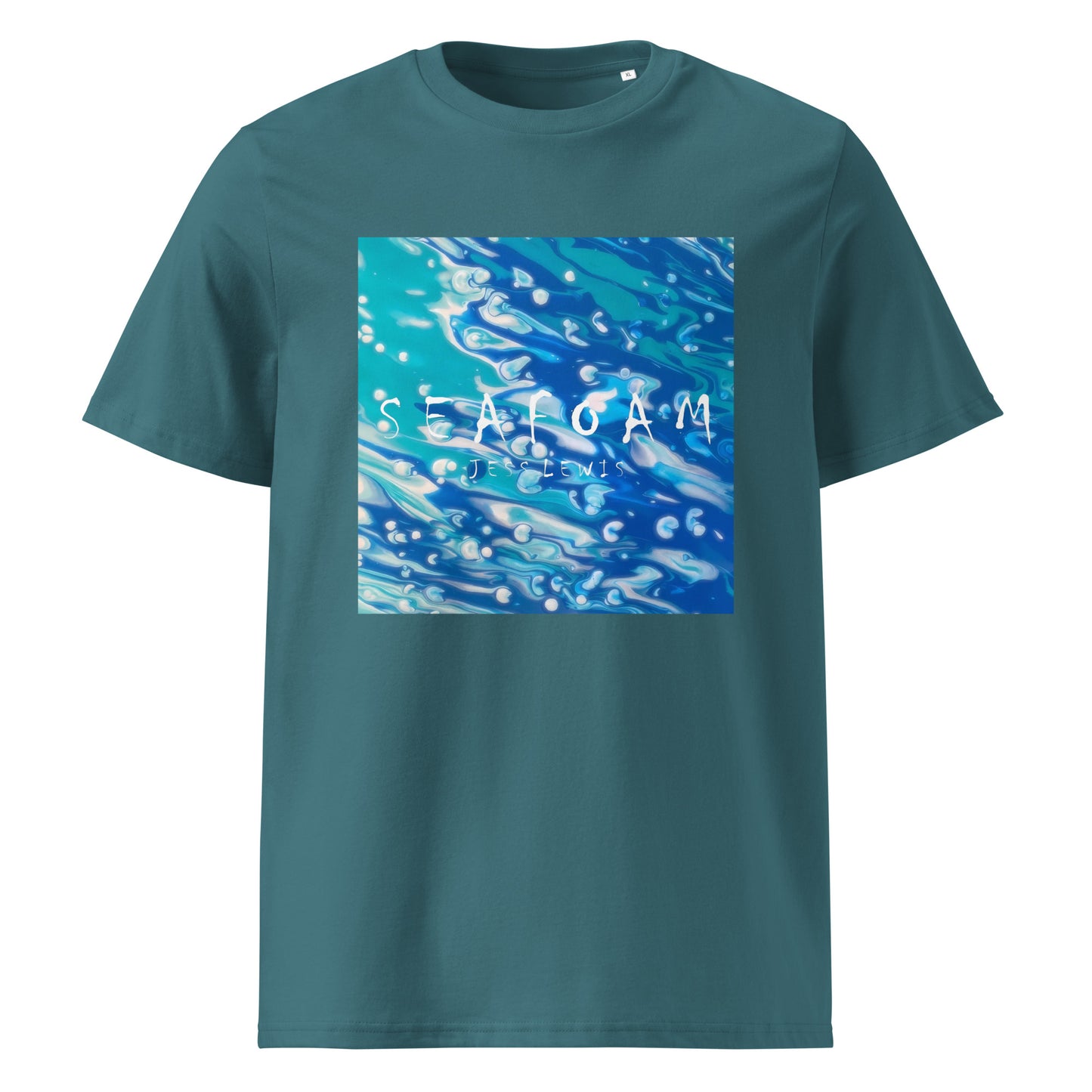 Jess Lewis Seafoam Men's organic cotton t-shirt - Free Delivery! Rock / Mathrock / Progressive / Jazz Fusion - Alternative Apparel and Merch Only from Phase B Records.