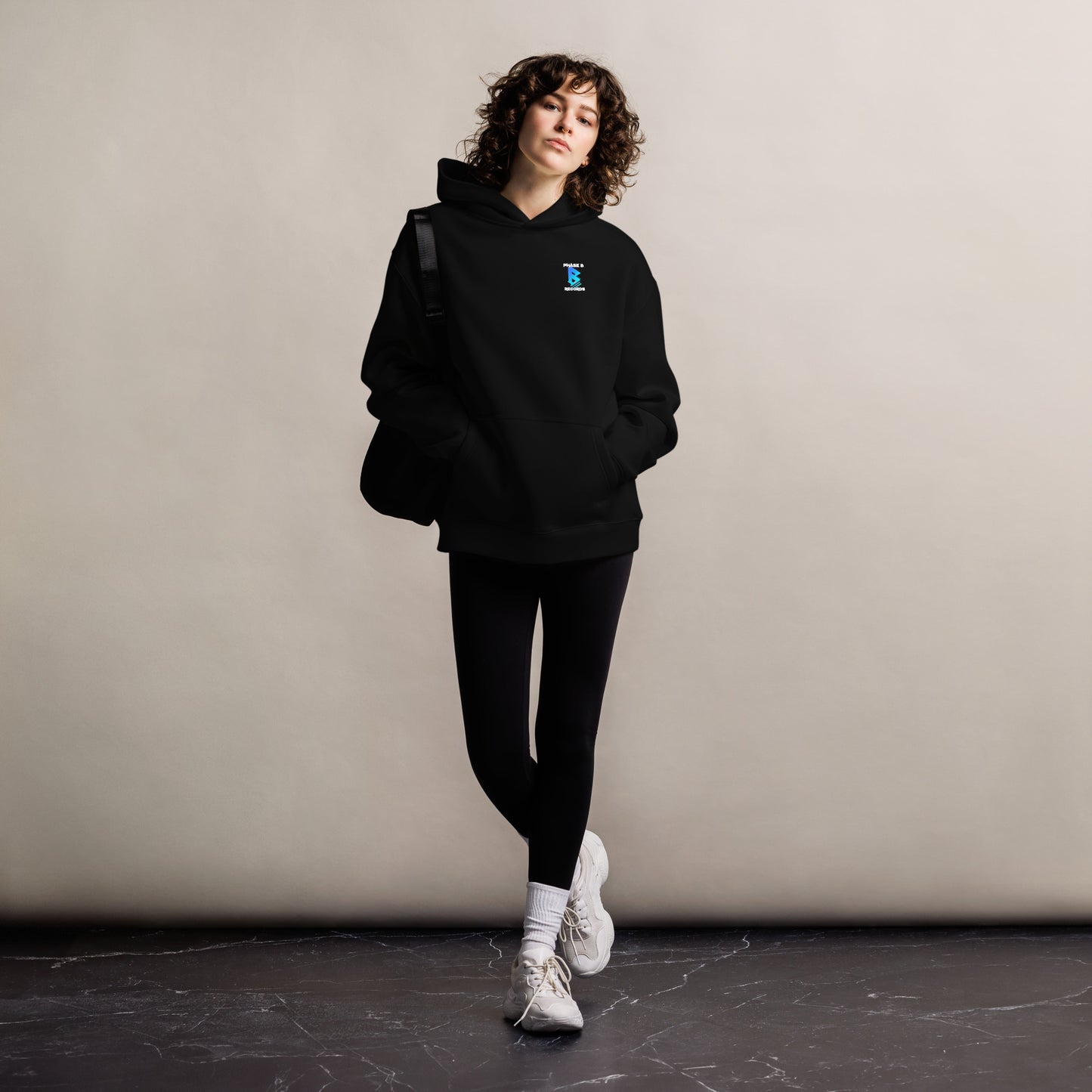 Phase B Unisex oversized hoodie - Free Delivery! UK Techno / EDM / Electronic Graphic Merch / Alternative Apparel and Merch Only from Phase B Records.