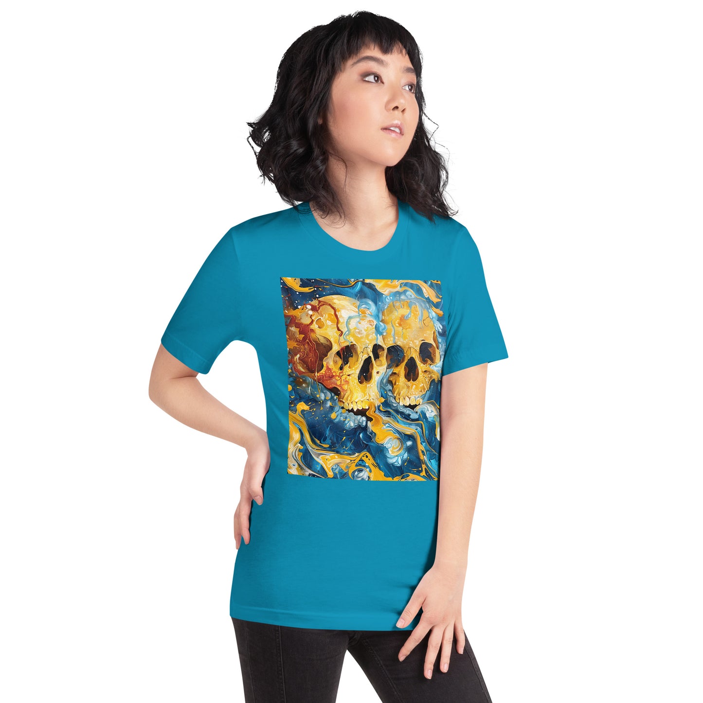 Painted Skulls Unisex t-shirt