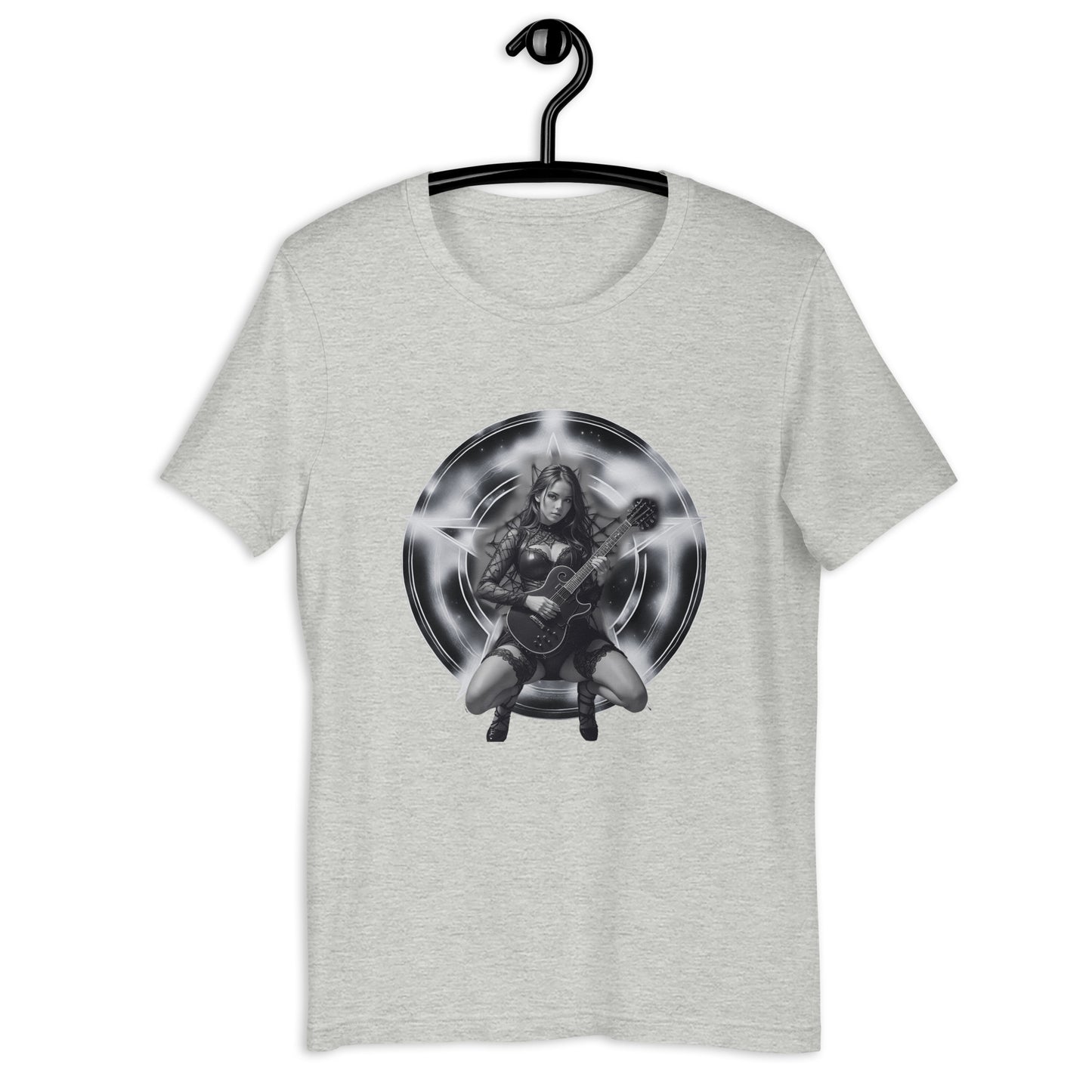 Pinup Guitar Girl Unisex t-shirt