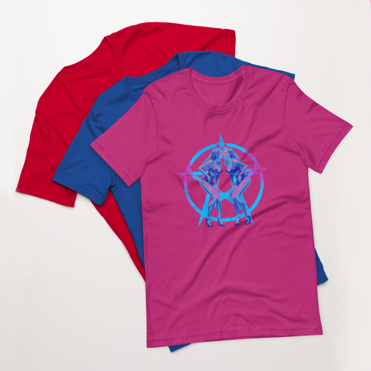 Pentagram Pinup Unisex t-shirt