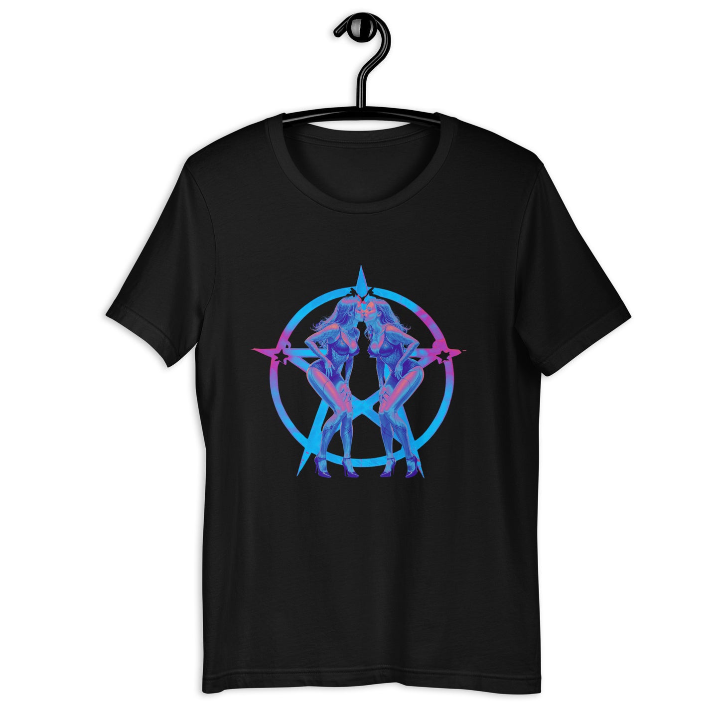 Pentagram Pinup Unisex t-shirt