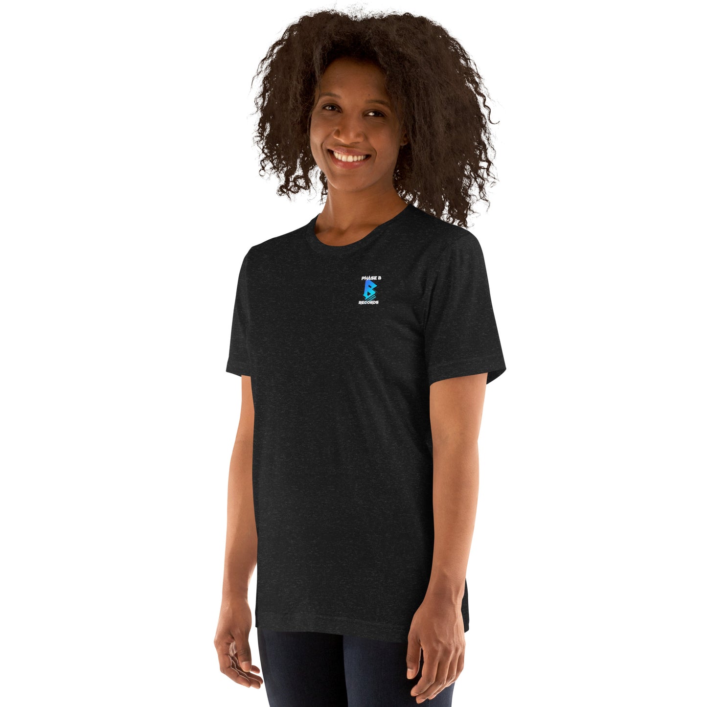 Pinup Girl Graphic on back Unisex t-shirt