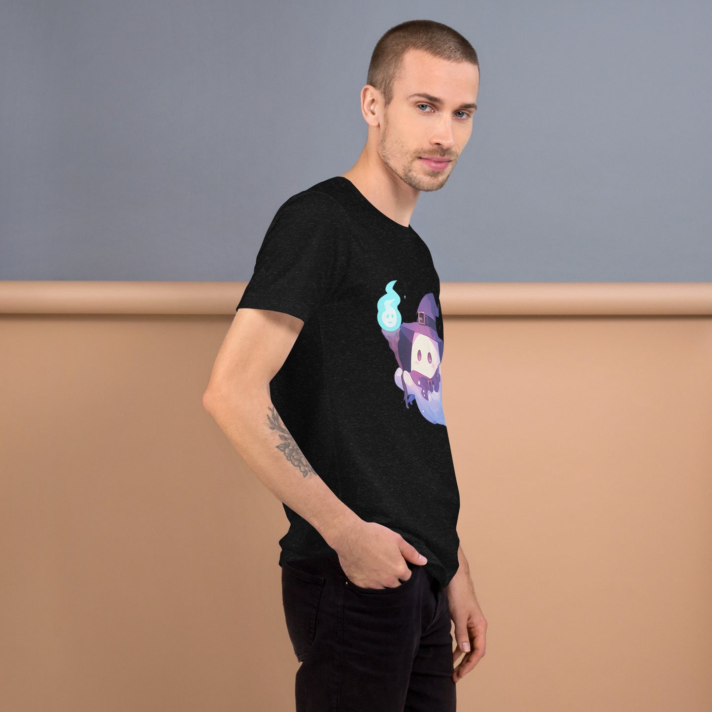 Cute Witch Ghost Unisex t-shirt