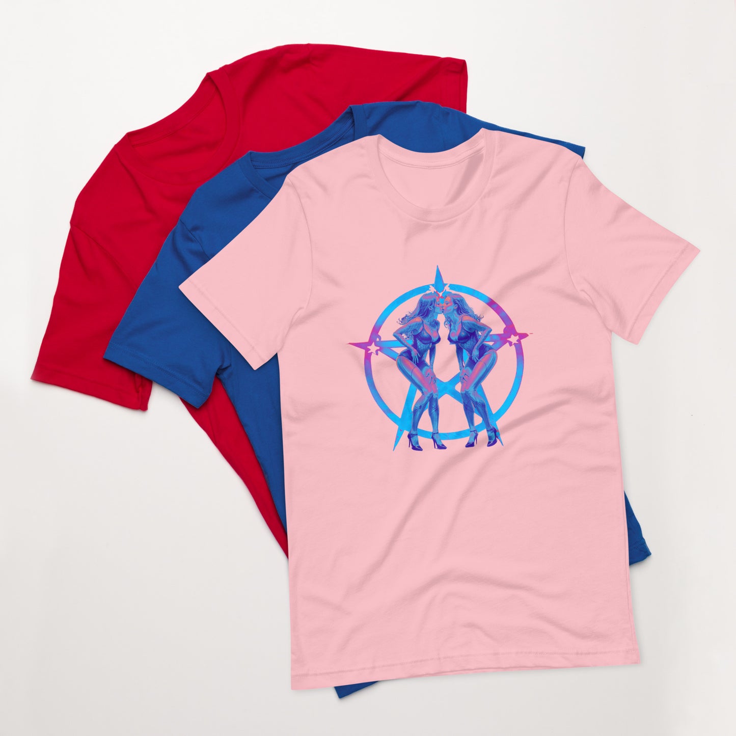 Pentagram Pinup Unisex t-shirt