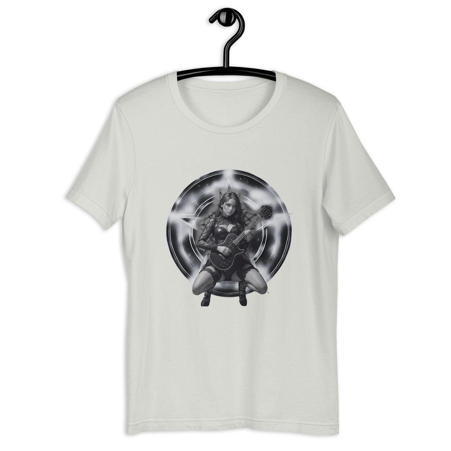 Pinup Guitar Girl Unisex t-shirt