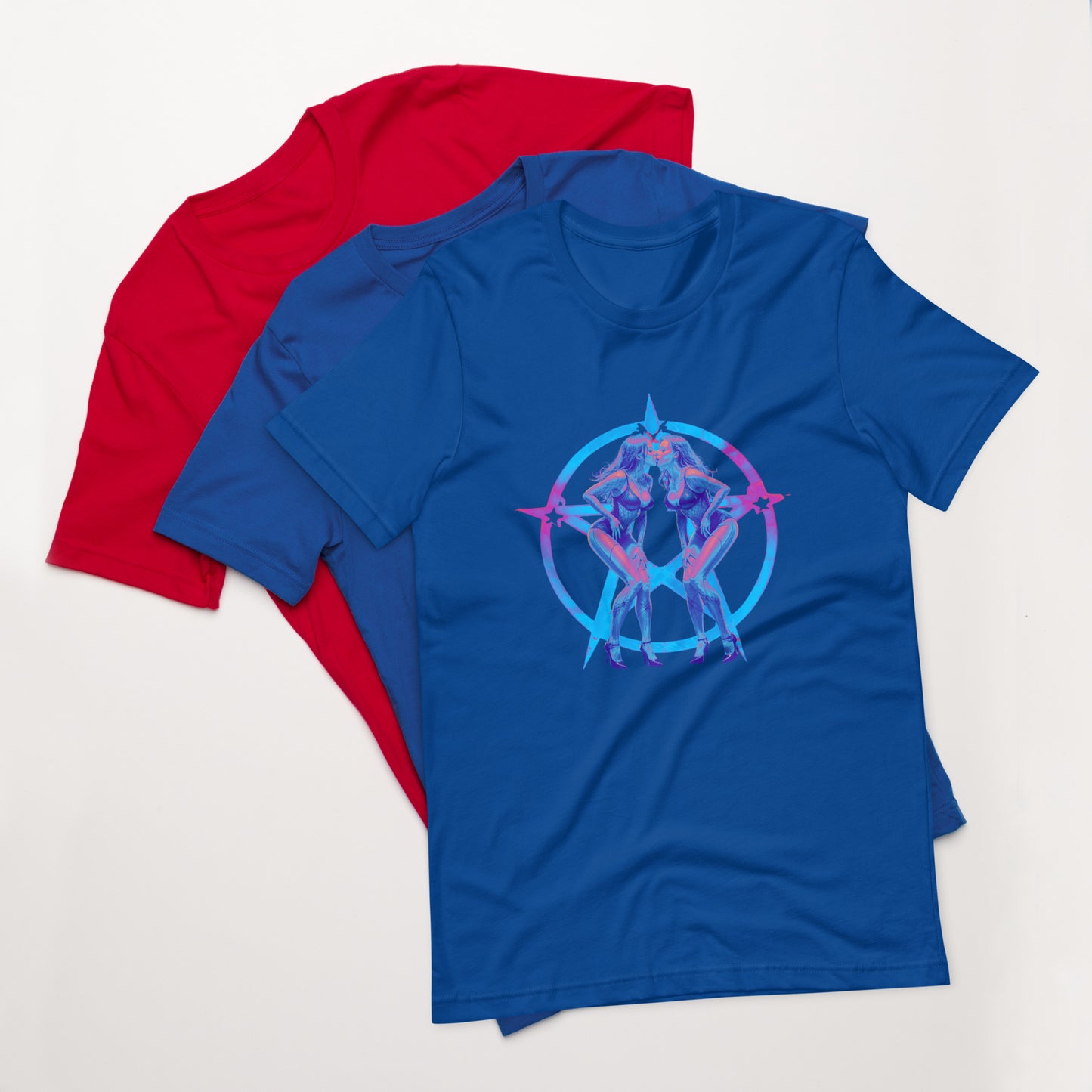 Pentagram Pinup Unisex t-shirt
