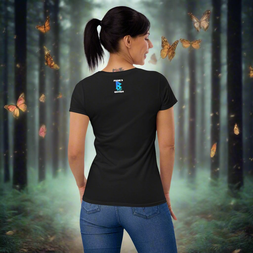 Phase B Music Women's short sleeve t-shirt - Free Delivery! UK Techno / EDM / Electronic Graphic Merch / Alternative Apparel and Merch Only from Phase B Records.