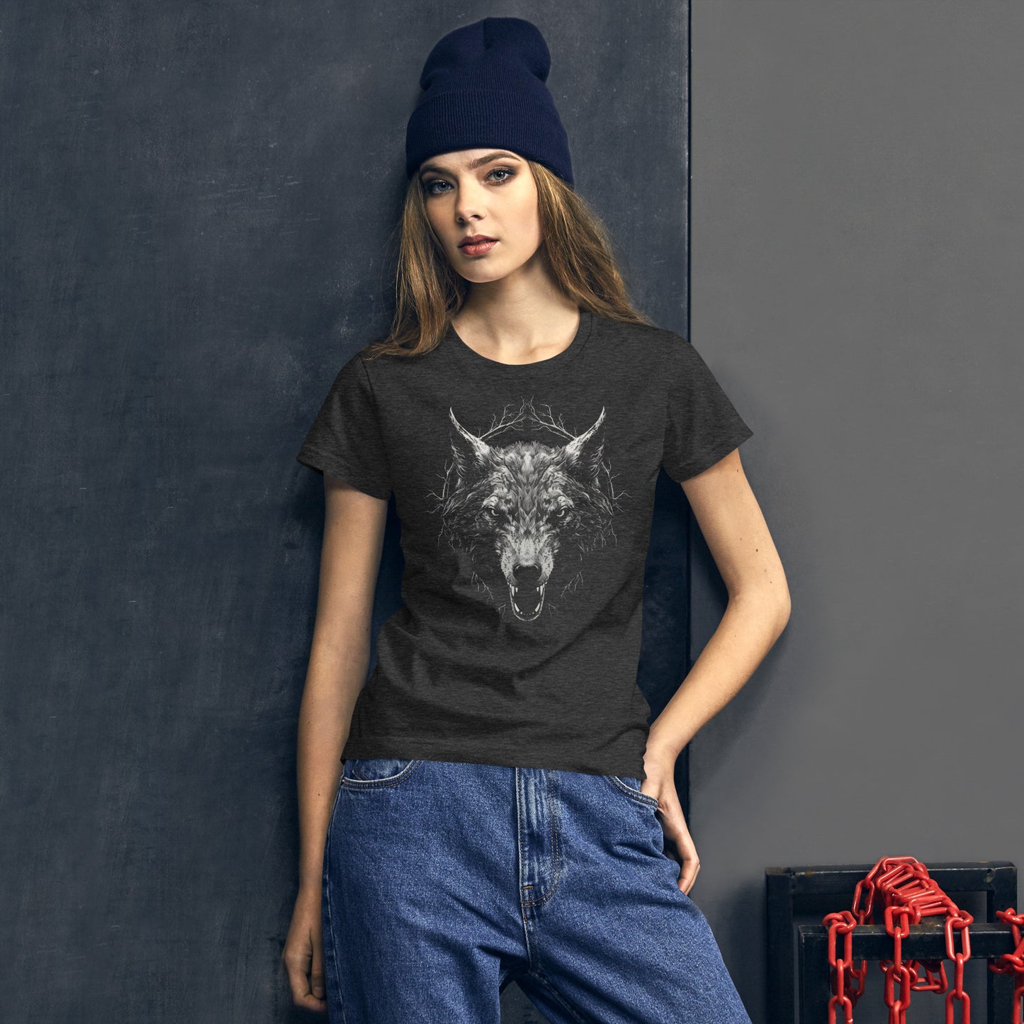 Dead Deceased Unleash the Wolves Women's short sleeve t-shirt - Free Delivery! Rock / Metal / Gothic Alternative - Alternative Apparel Only from Phase B Records. Plus Size to 2XL