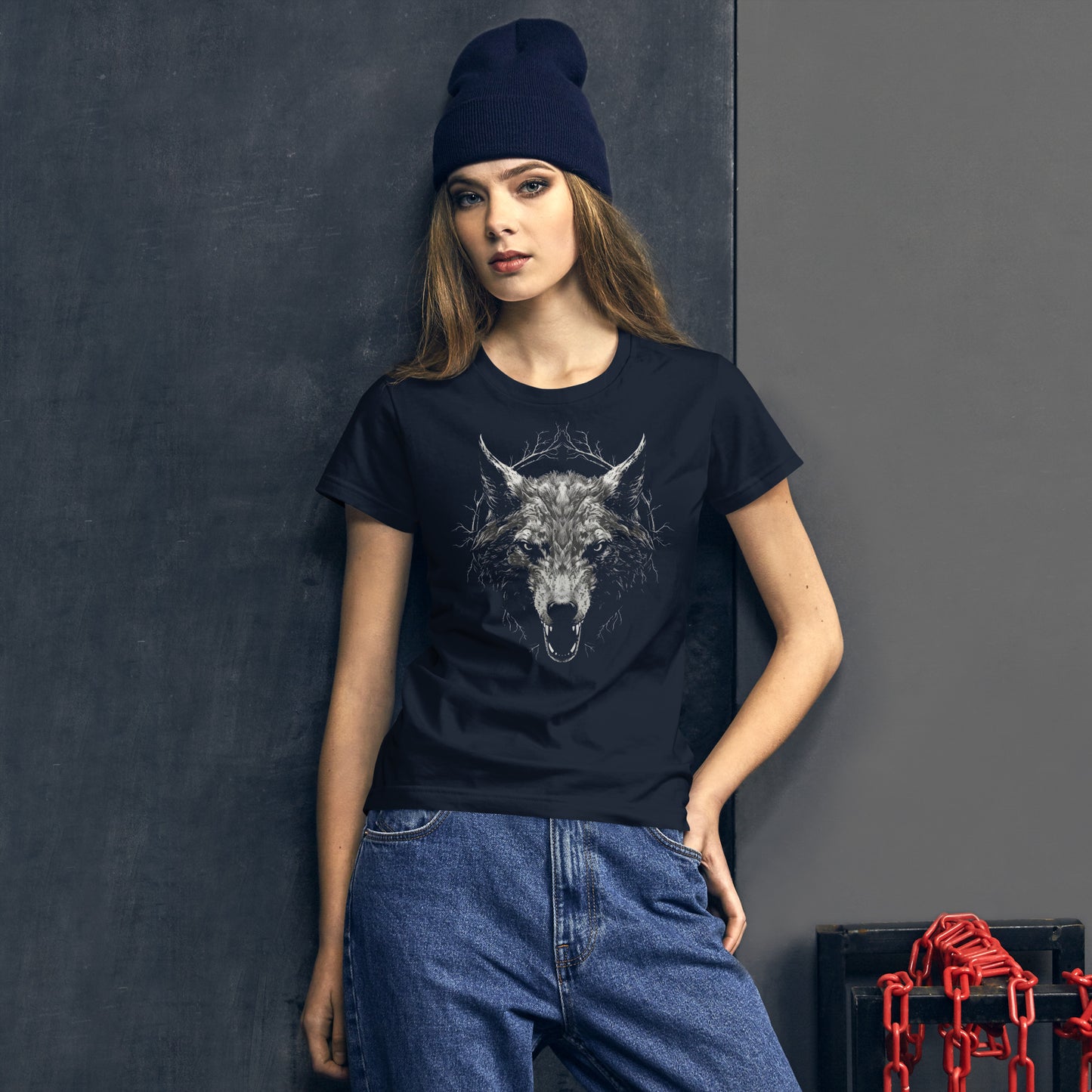 Dead Deceased Unleash the Wolves Women's short sleeve t-shirt - Free Delivery! Rock / Metal / Gothic Alternative - Alternative Apparel Only from Phase B Records. Plus Size to 2XL
