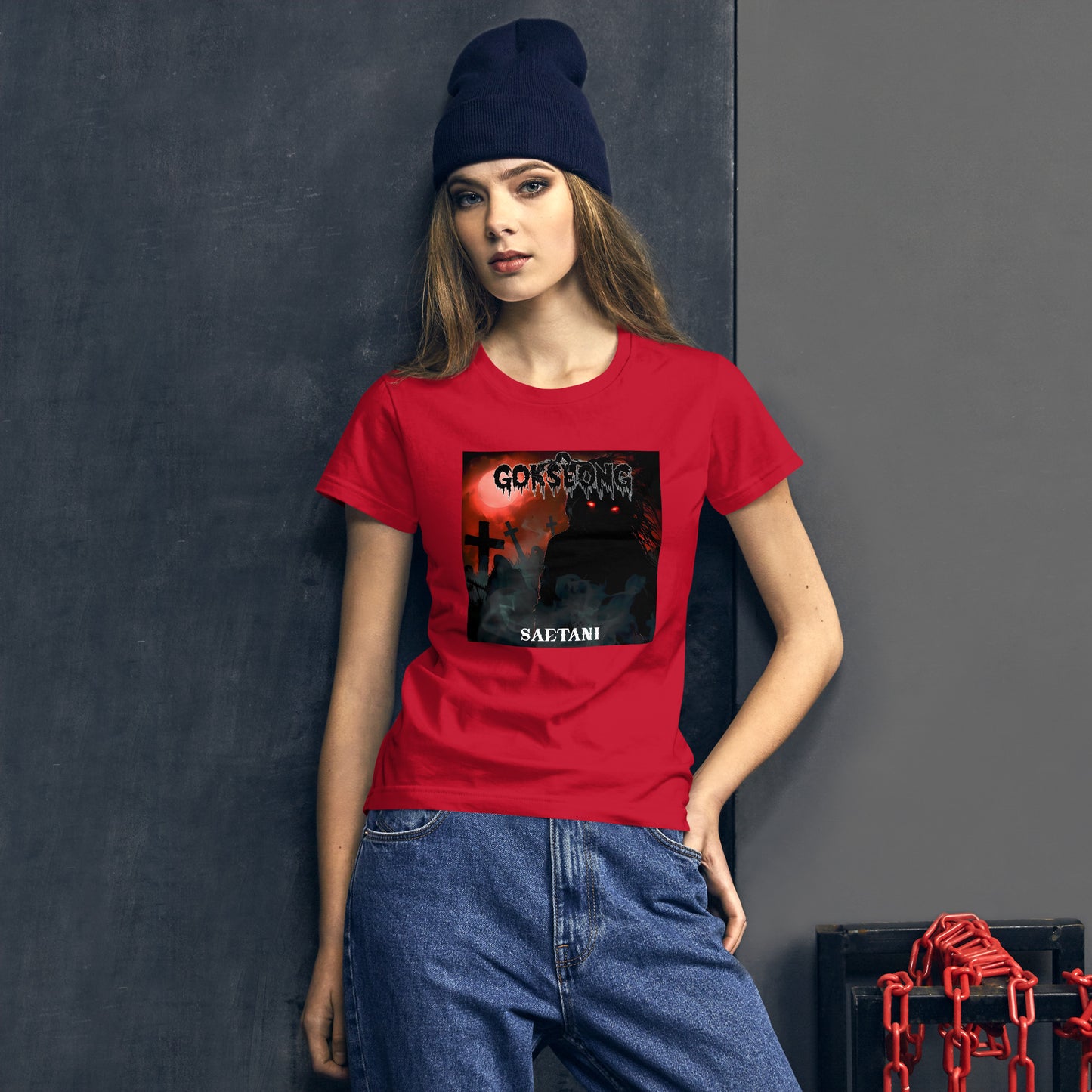 Gokseong Saetani Women's short sleeve t-shirt - Free Delivery! Rock / Metal / Alternative - Alternative Apparel and Merch Only from Phase B Records.