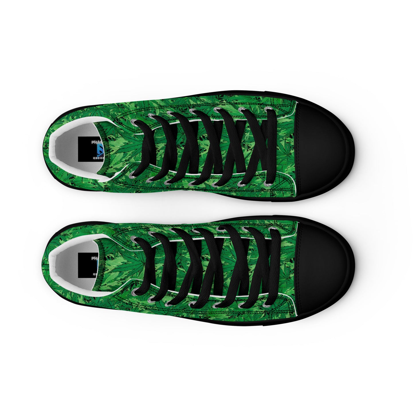 Weed Women’s high top canvas shoes