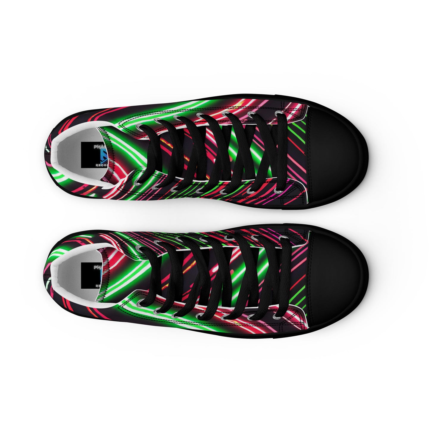Phase B Records Women’s high top canvas shoes - Free Delivery! Rock / Metal / Electronic / EDM / Underground - Alternative Apparel and Merch Only from Phase B Records.