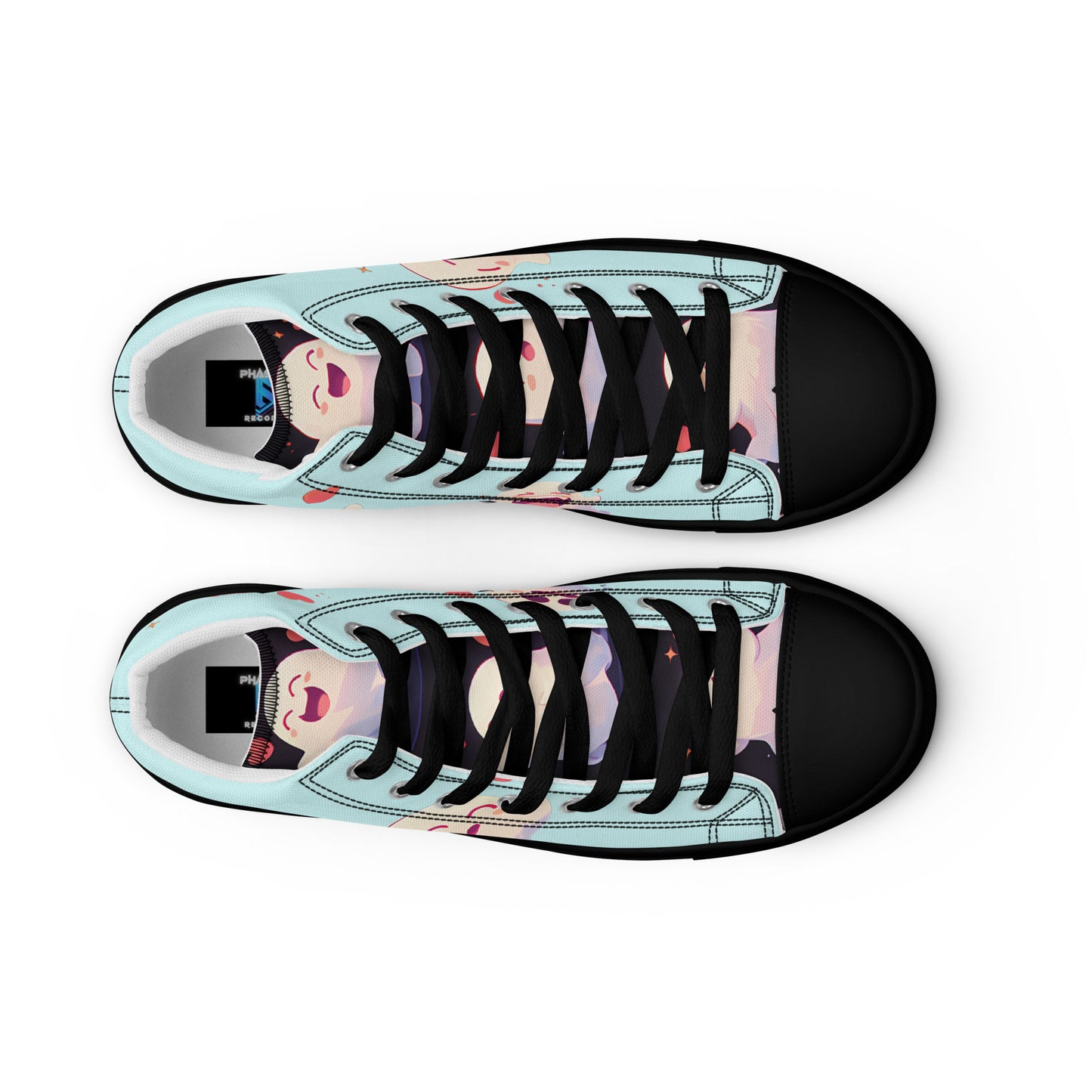 Ghost Love Women’s high top canvas shoes