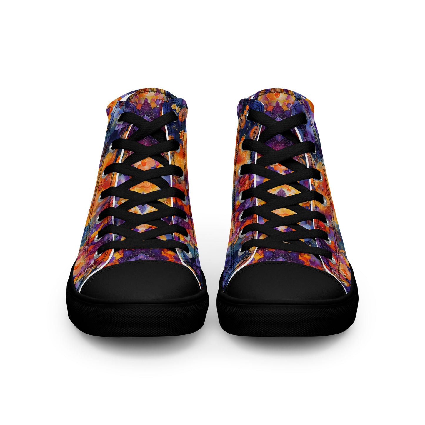 Abstract Sky Women’s high top canvas shoes – Free Delivery! Rock / Metal / Gothic / EDM / Clubwear - Alternative Apparel Only from Phase B Records.
