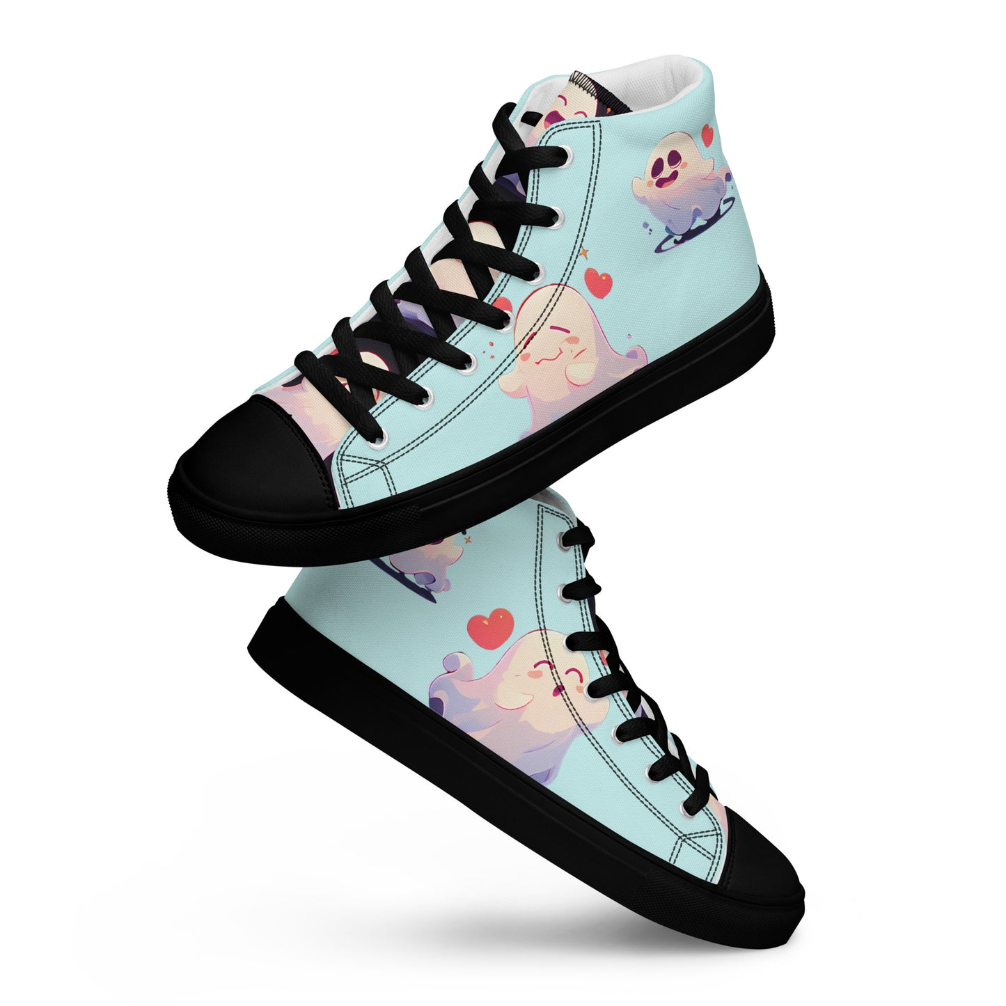 Ghost Love Women’s high top canvas shoes