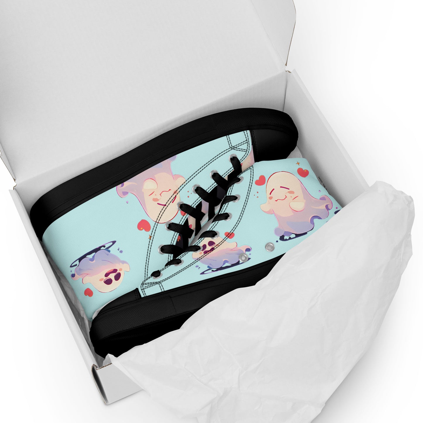 Ghost Love Women’s high top canvas shoes