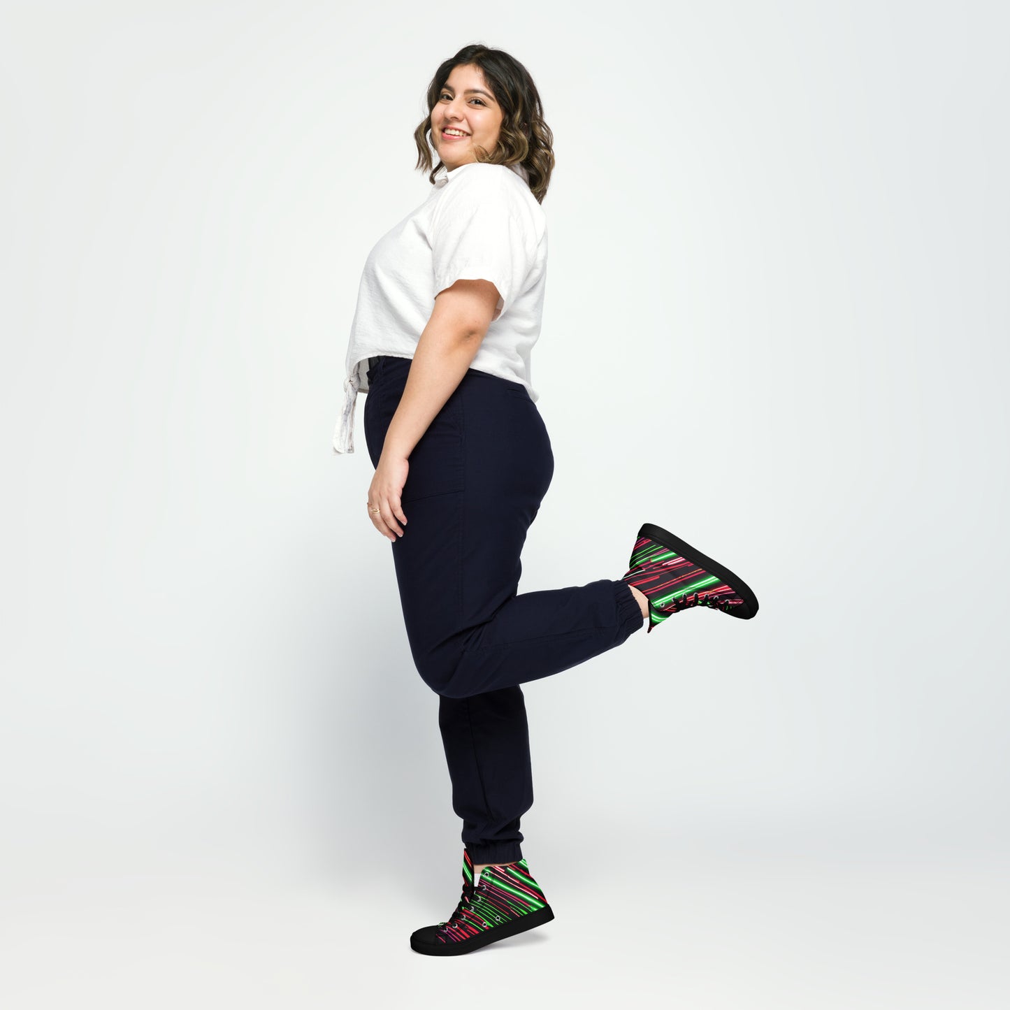 Phase B Records Women’s high top canvas shoes - Free Delivery! Rock / Metal / Electronic / EDM / Underground - Alternative Apparel and Merch Only from Phase B Records.