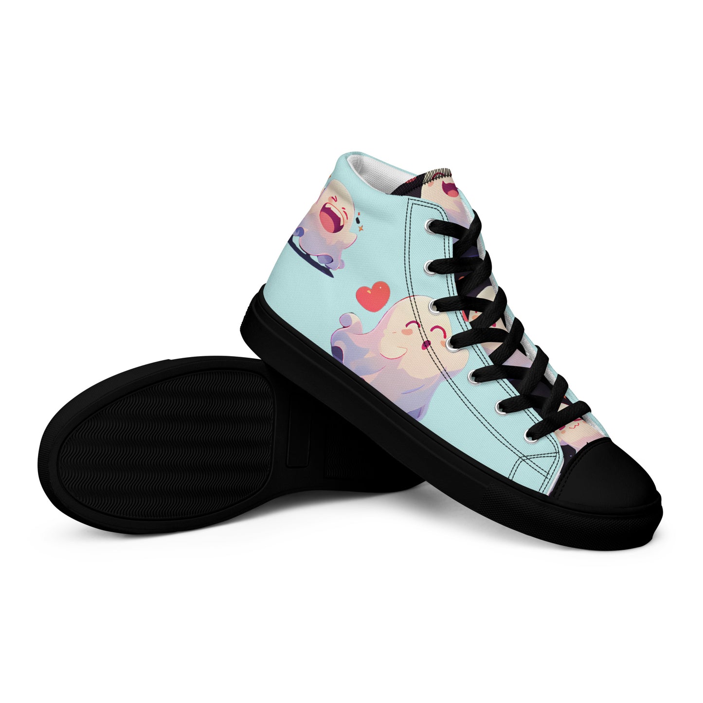 Ghost Love Women’s high top canvas shoes