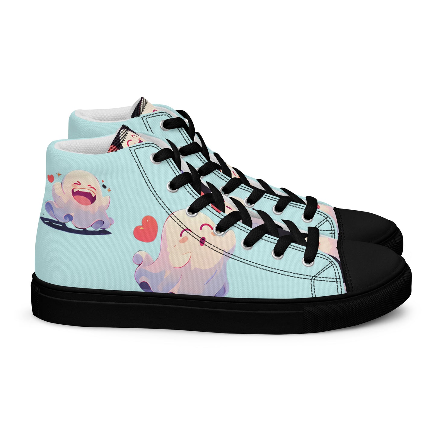 Ghost Love Women’s high top canvas shoes
